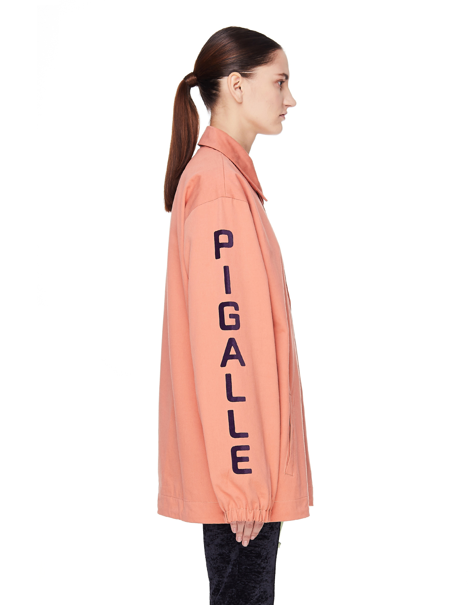 Pigalle Pink Cotton TM Coach Jacket