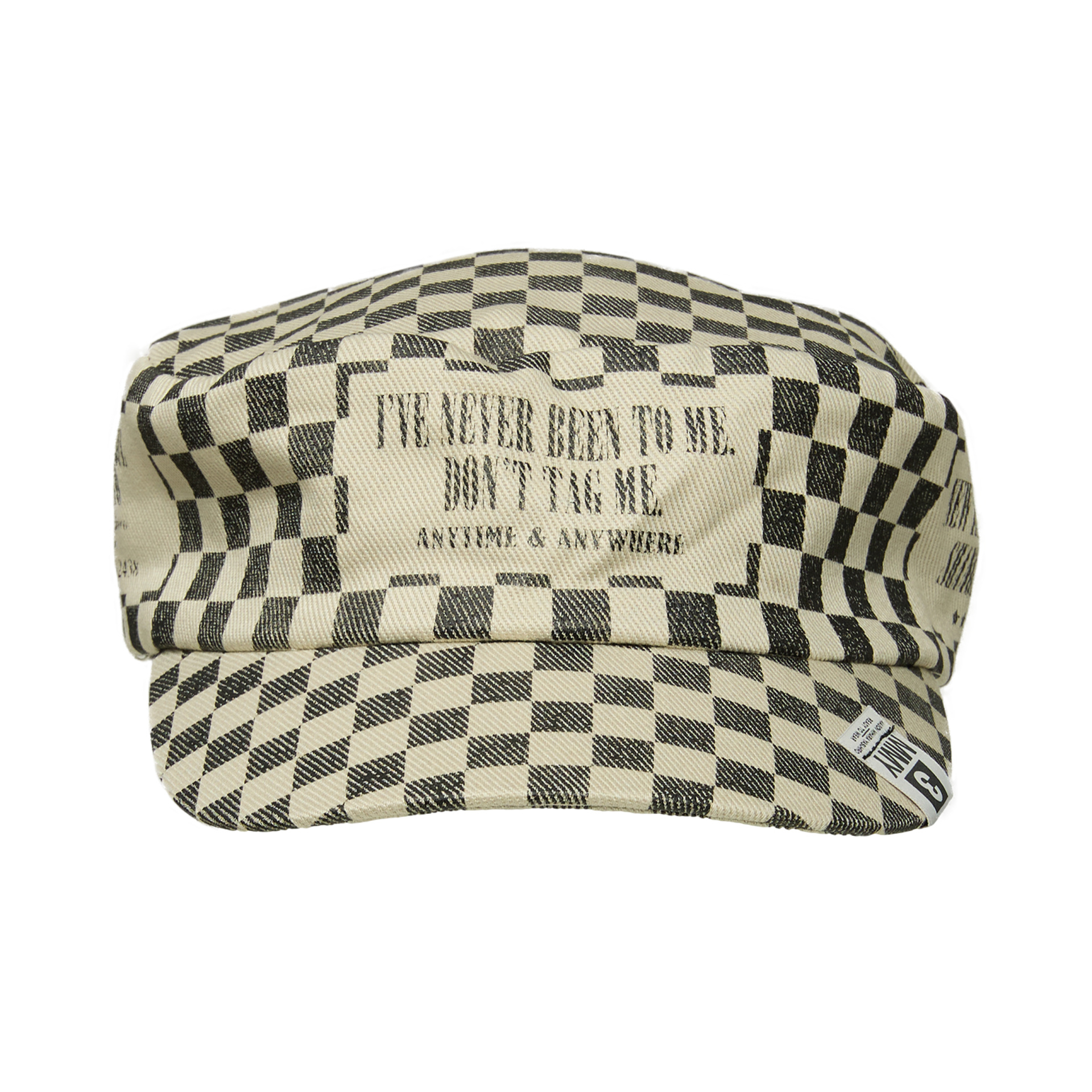 Maison Mihara Yasuhiro check-pattern Cap