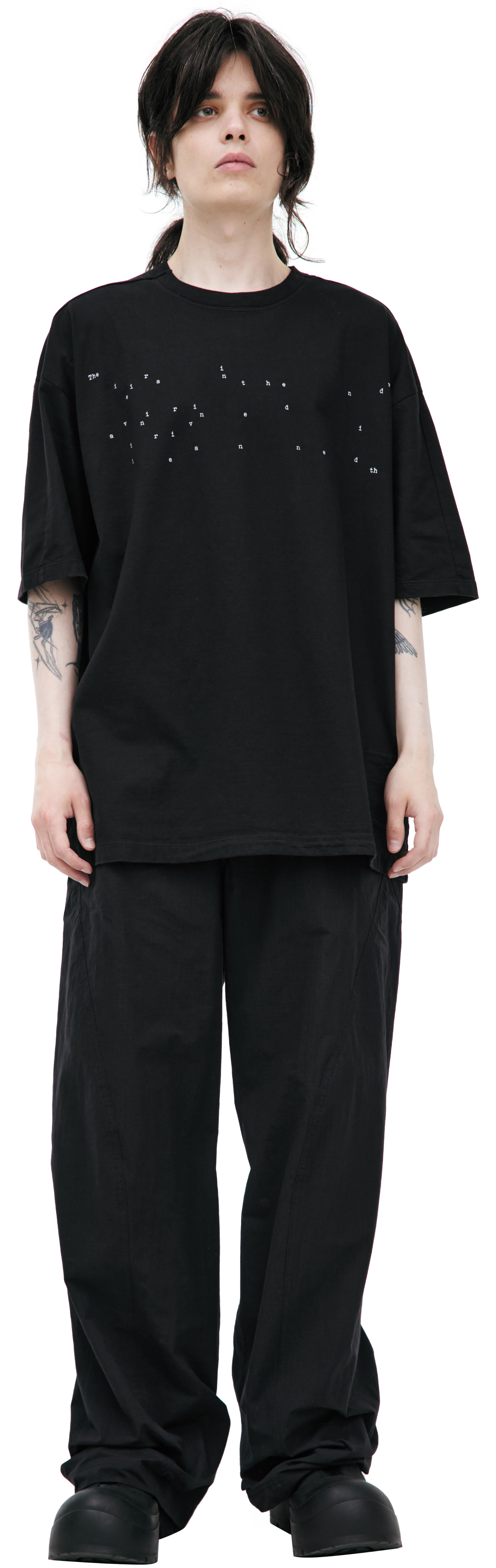 The Viridi-Anne Oversize print t-shirt