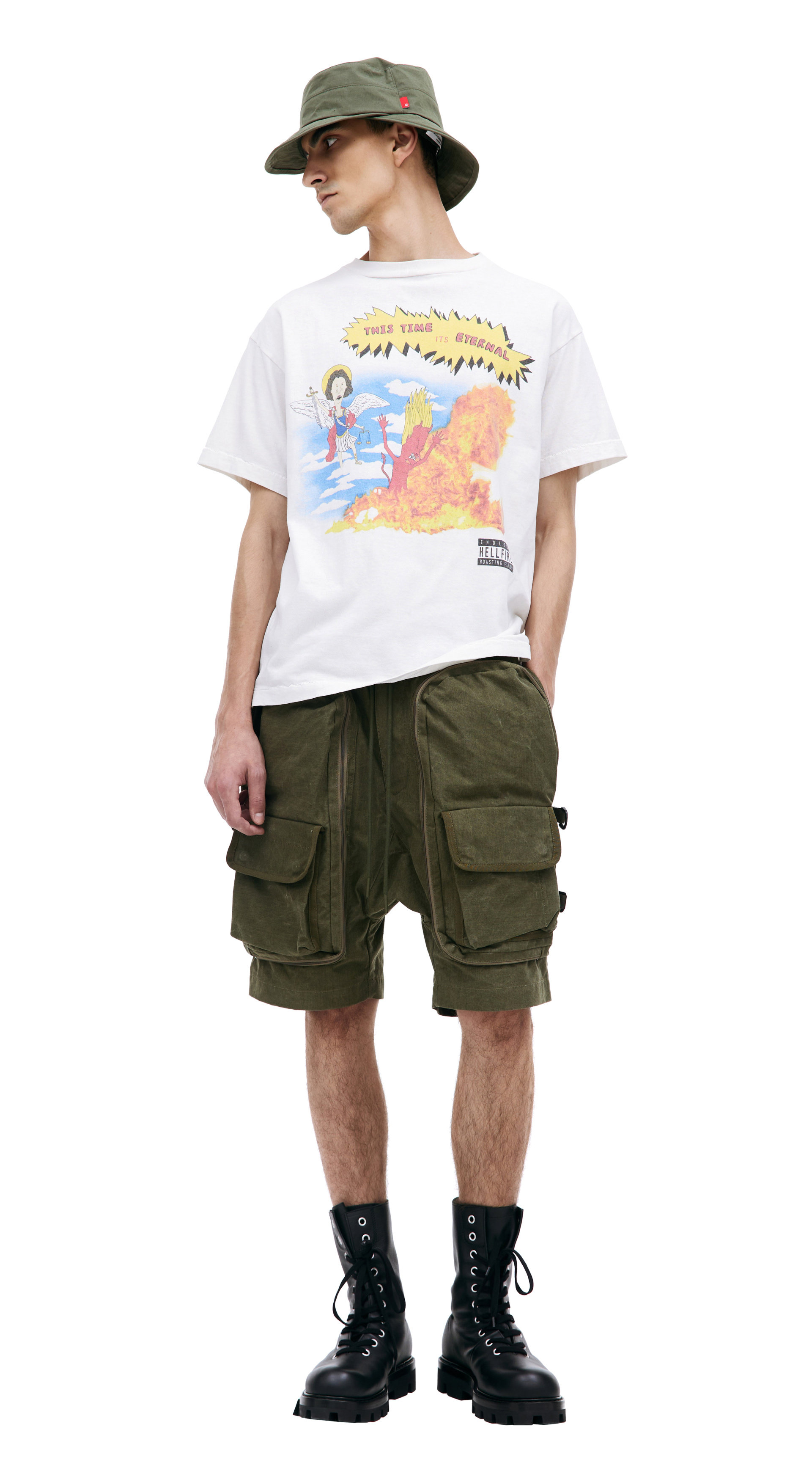 Men Vintage T-Shirts Saint Michael Tee