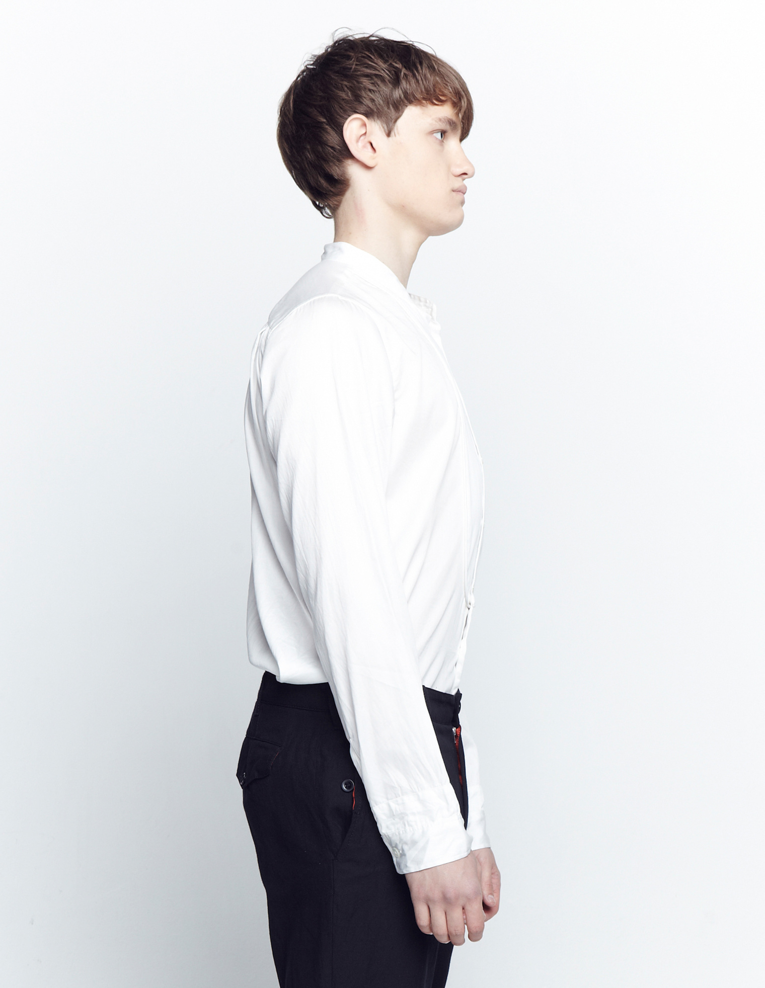 Ann Demeulemeester Рубашка без воротника