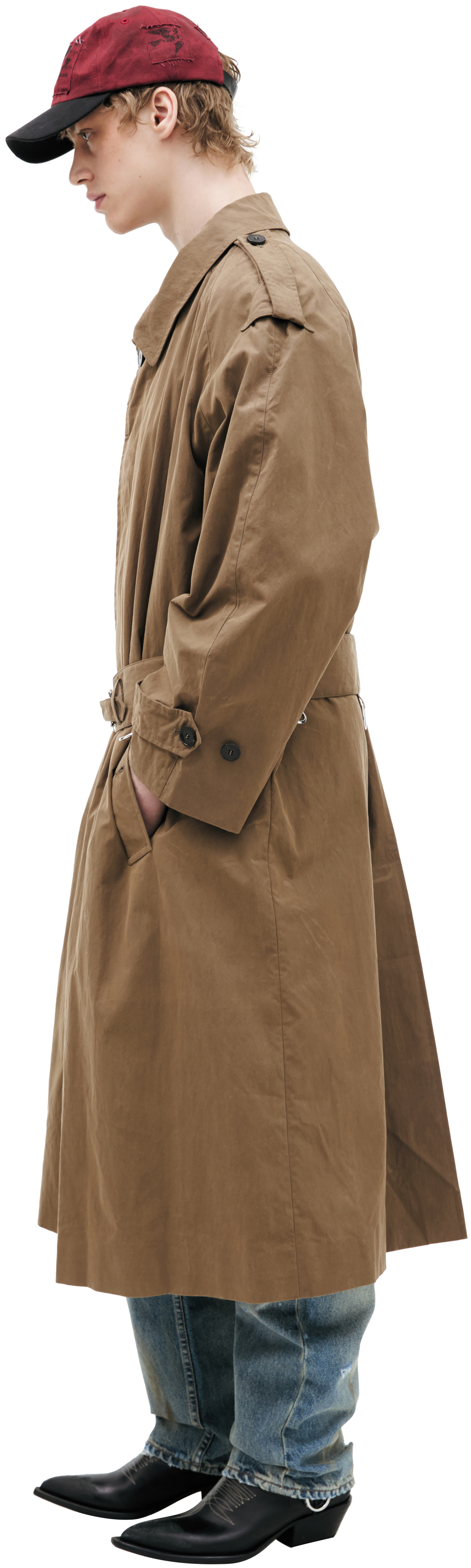 Enfants Riches Déprimés Trench coat with belt