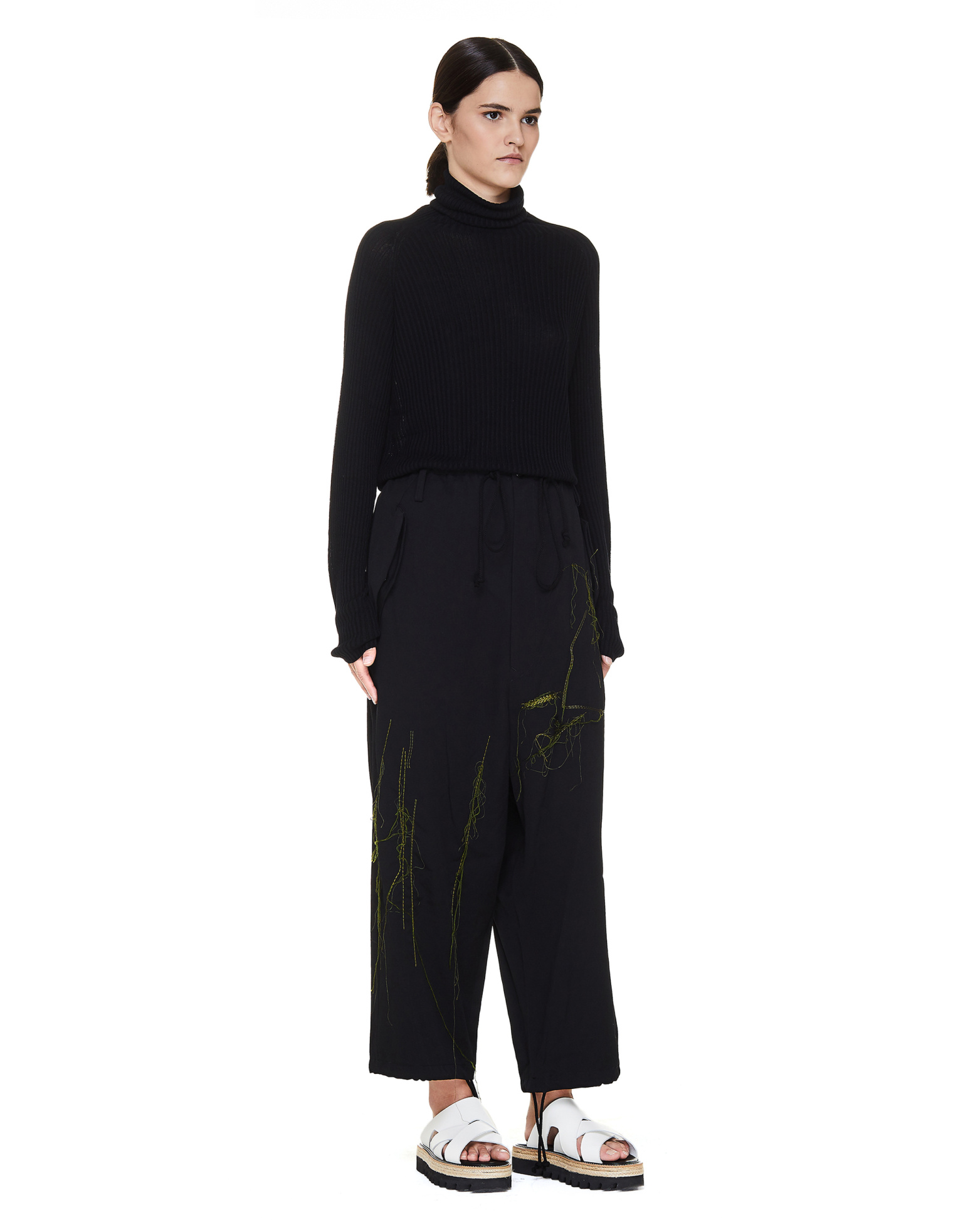 Yohji Yamamoto Водолазка из вискозы