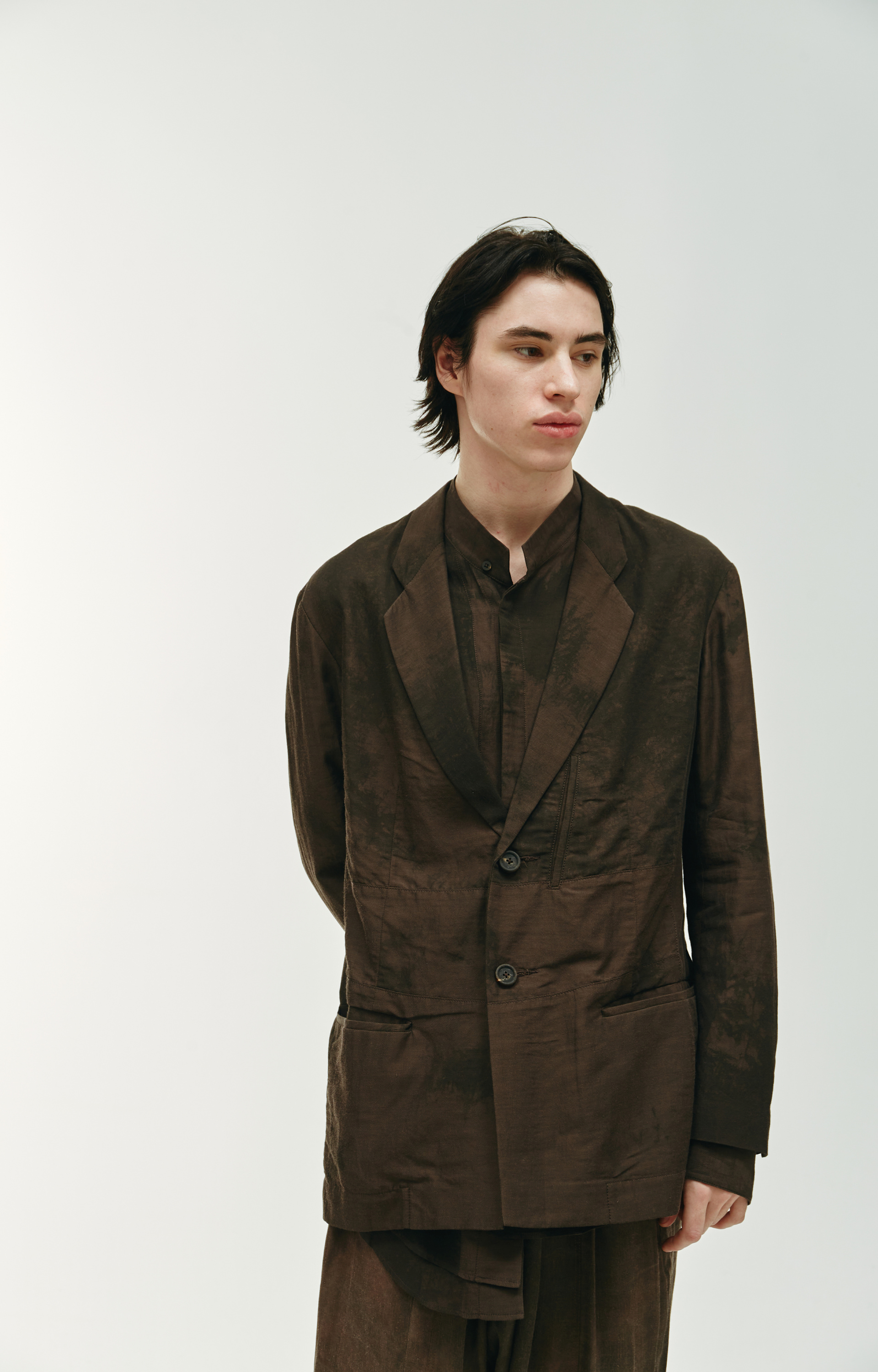 Ziggy Chen Cropped single breasted blazer