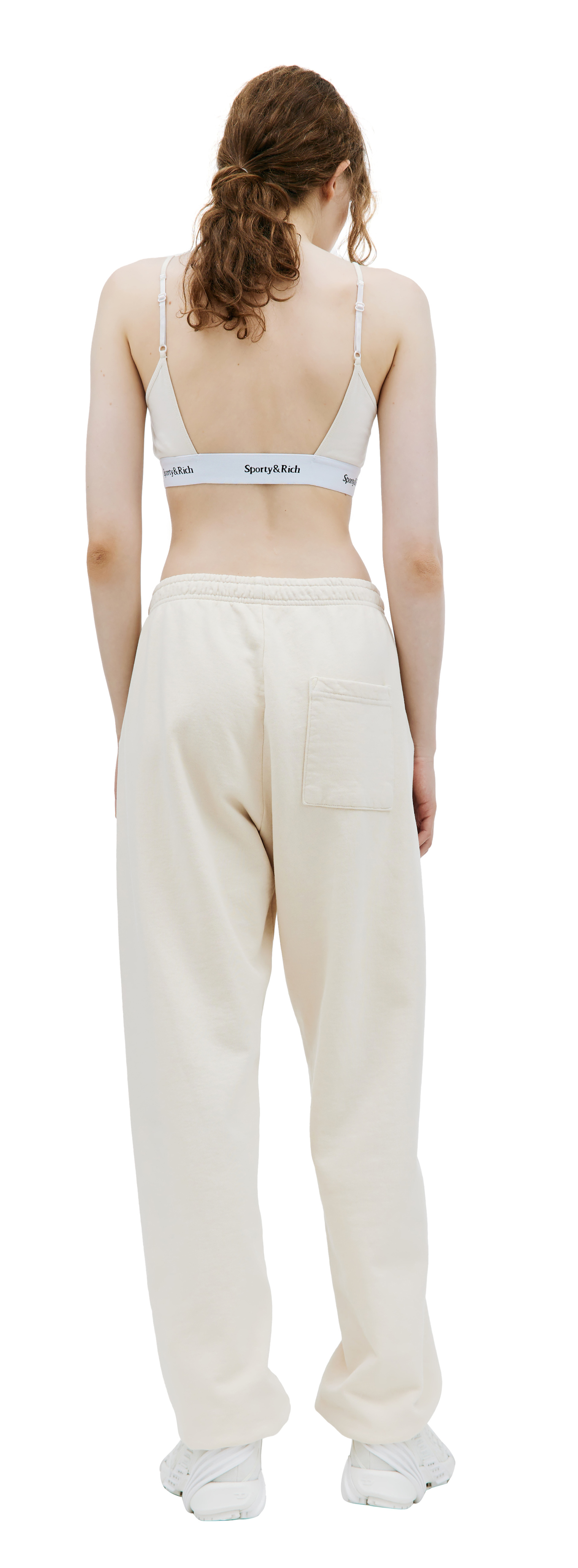 SPORTY & RICH Beige Club sweatpants