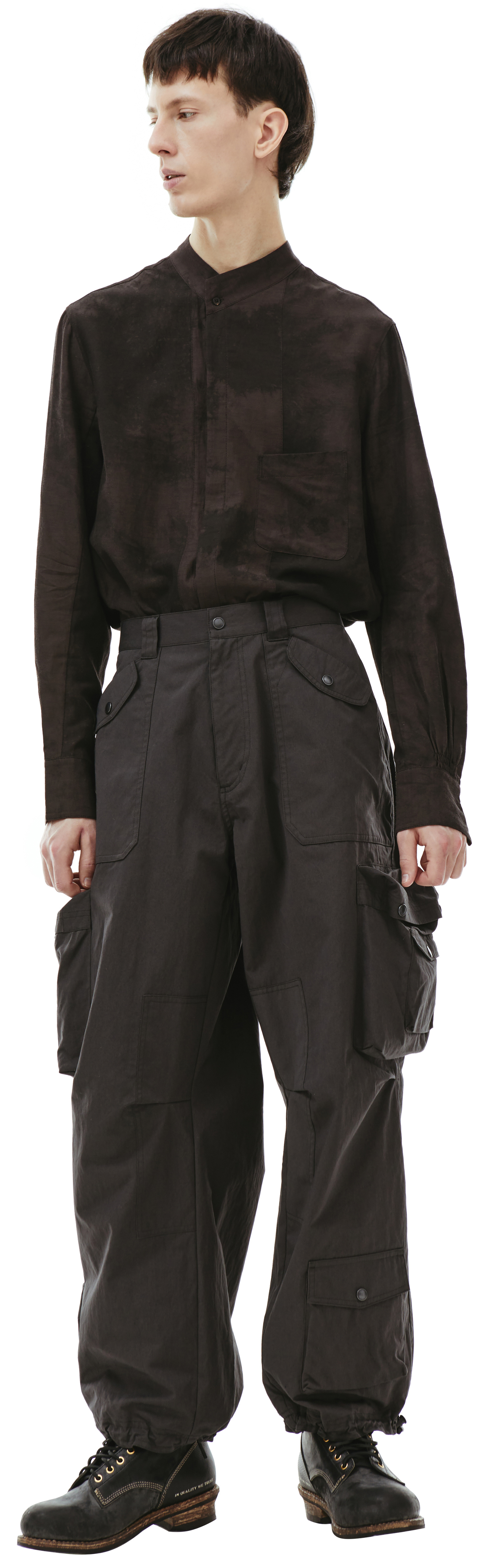 Buy Children of the discordance men grey utility team pants for