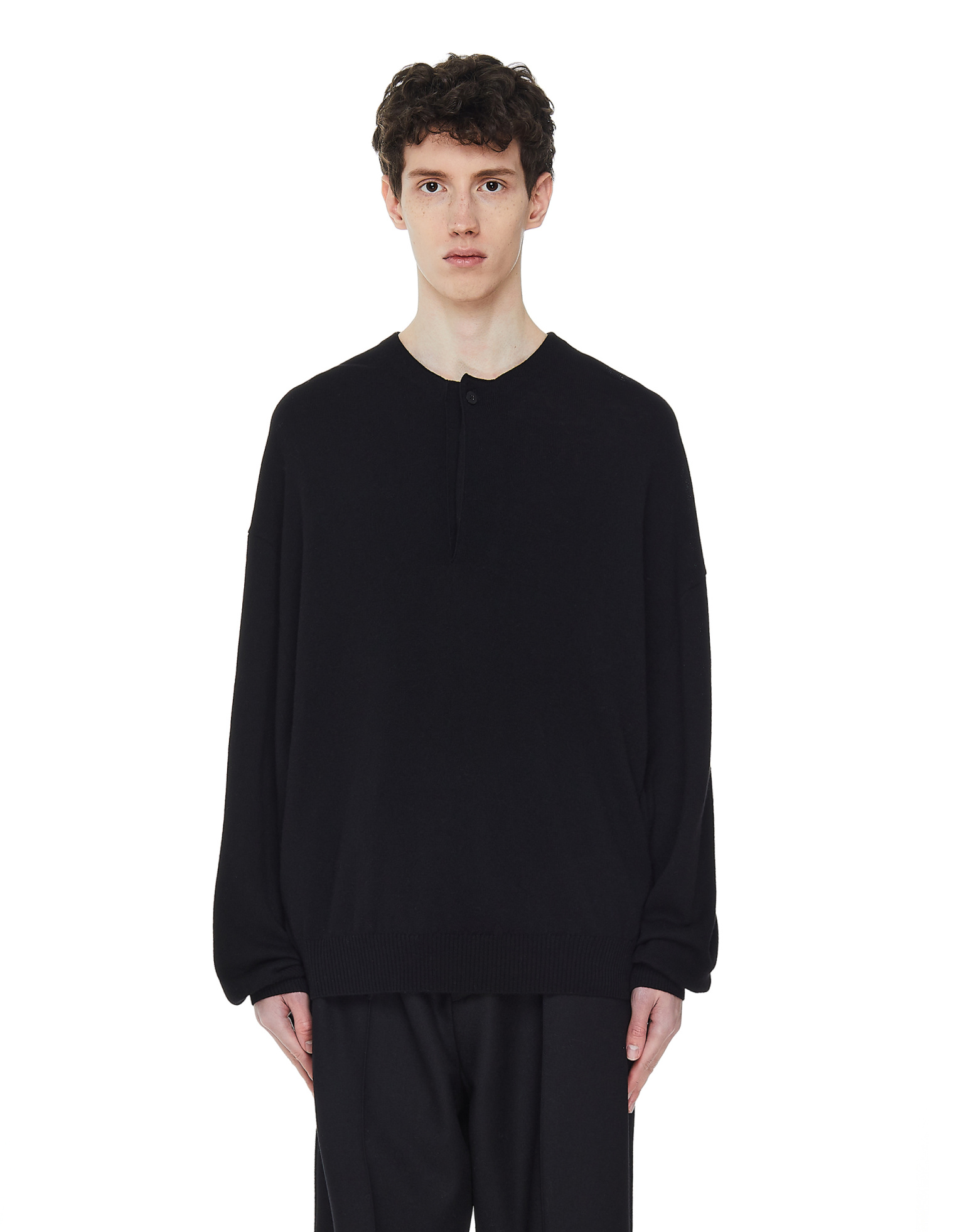 Fear of God x Zegna Buttoned Crew Neck Sweater