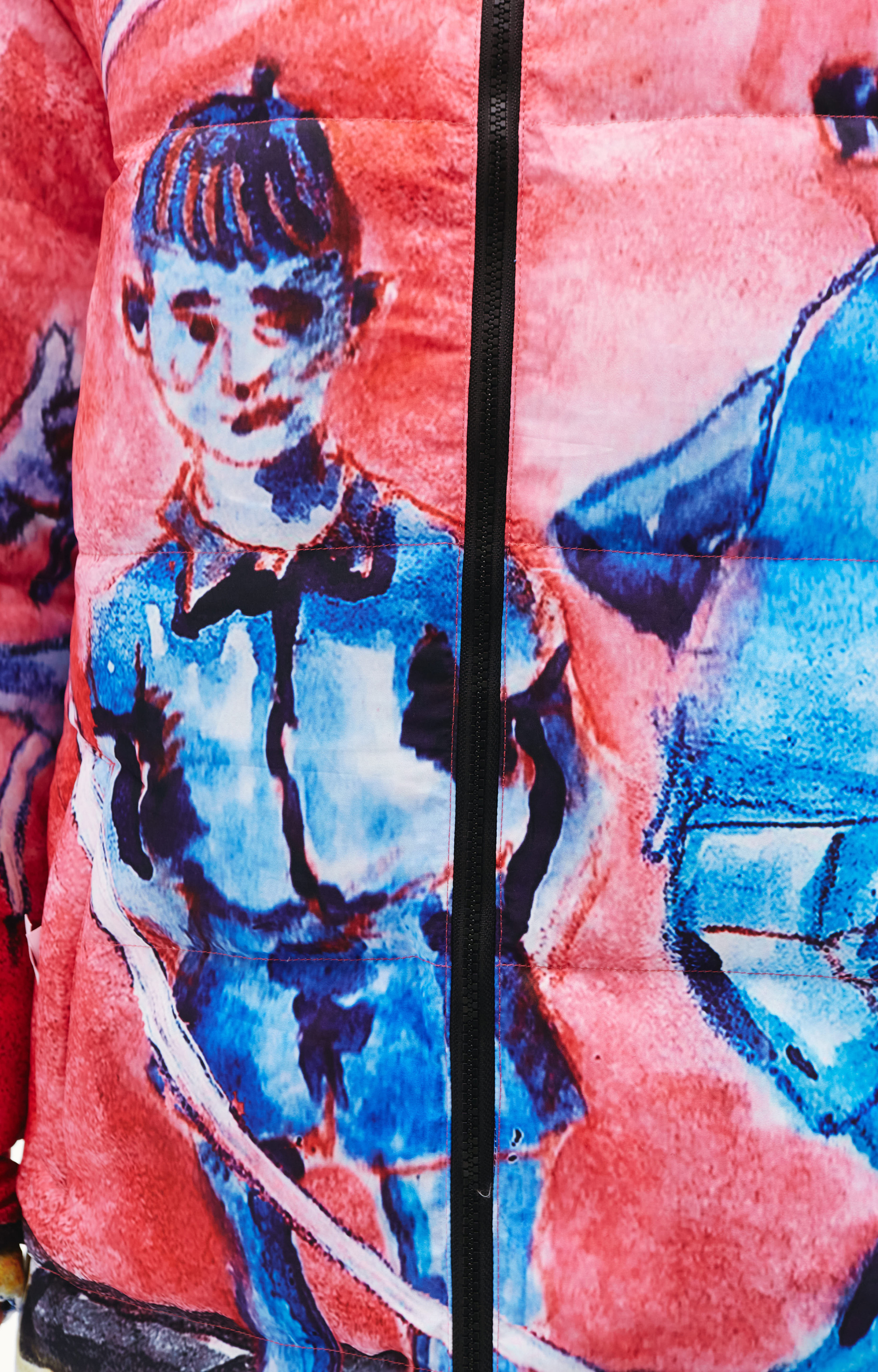 KidSuper Reversible Painted Down Jacket