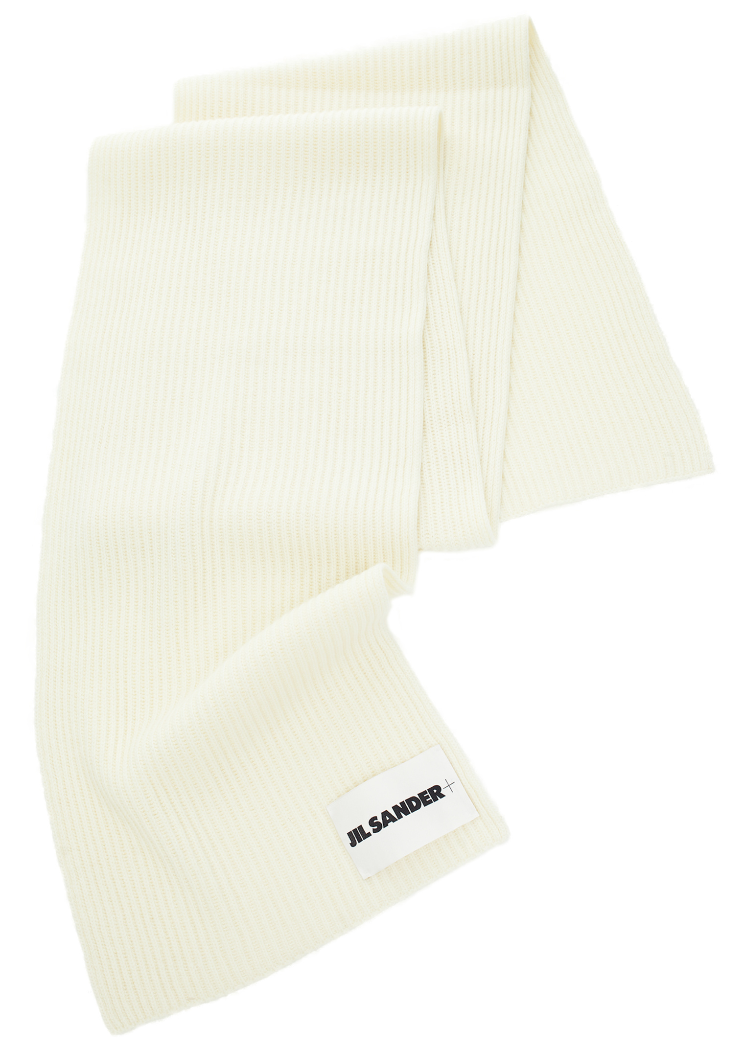 Jil Sander Coarse-knit wool scarf