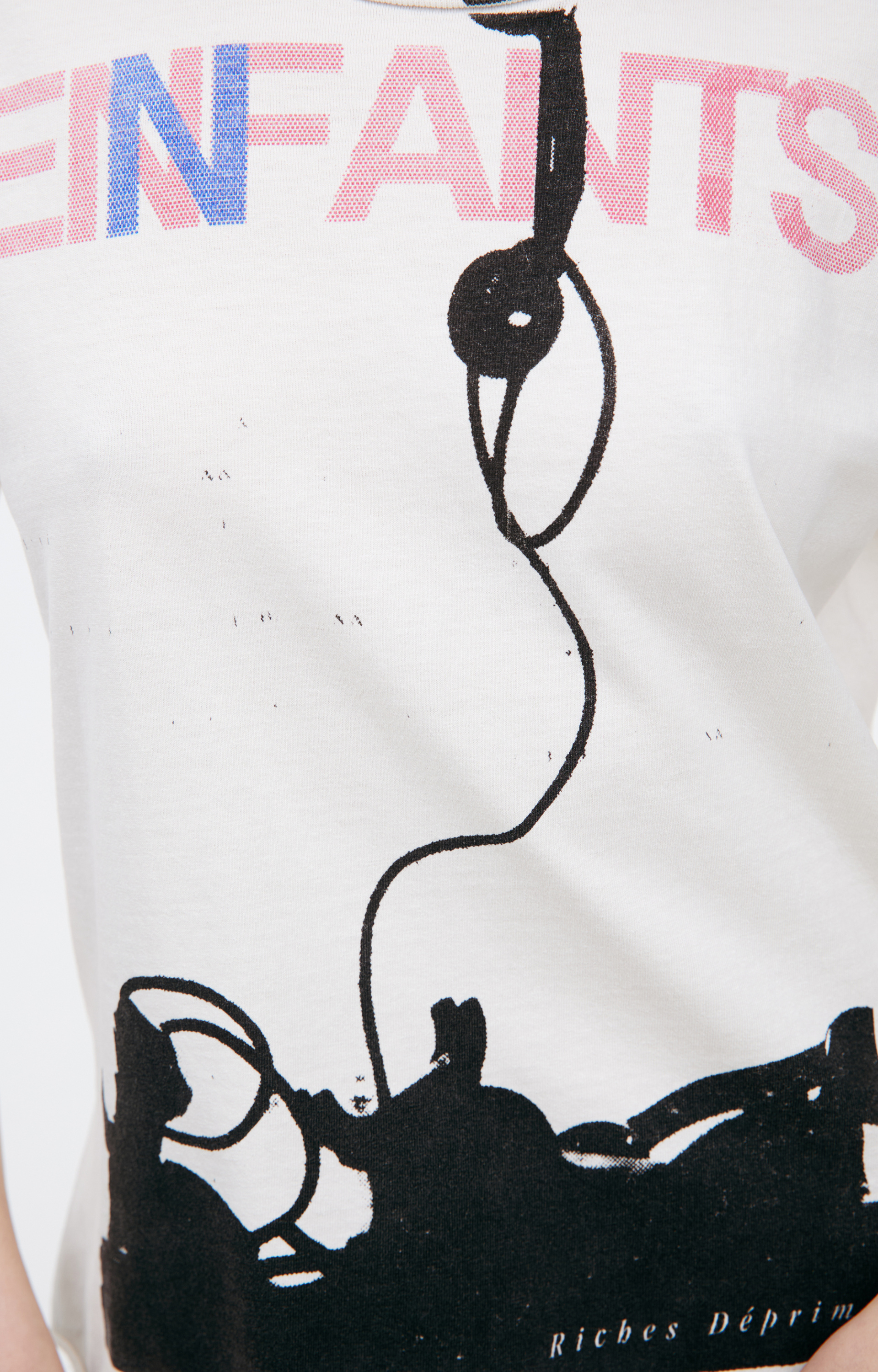 Enfants Riches Déprimés White T-shirt with logo