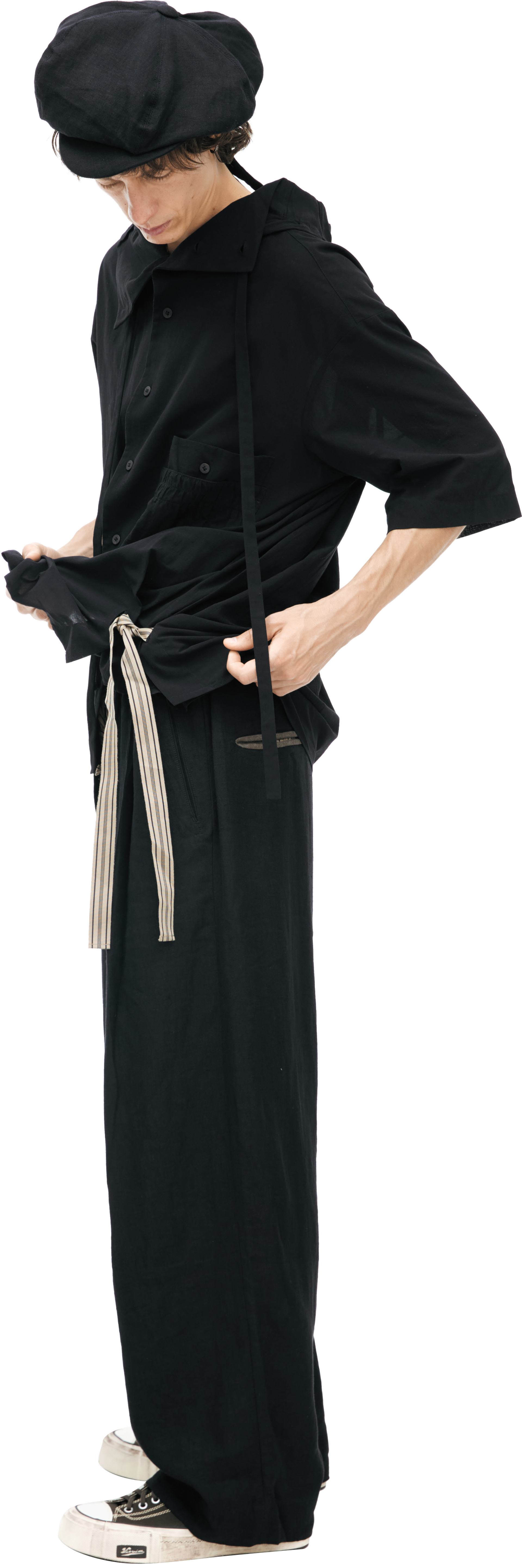 Ziggy Chen DRAWSTRING TROUSERS