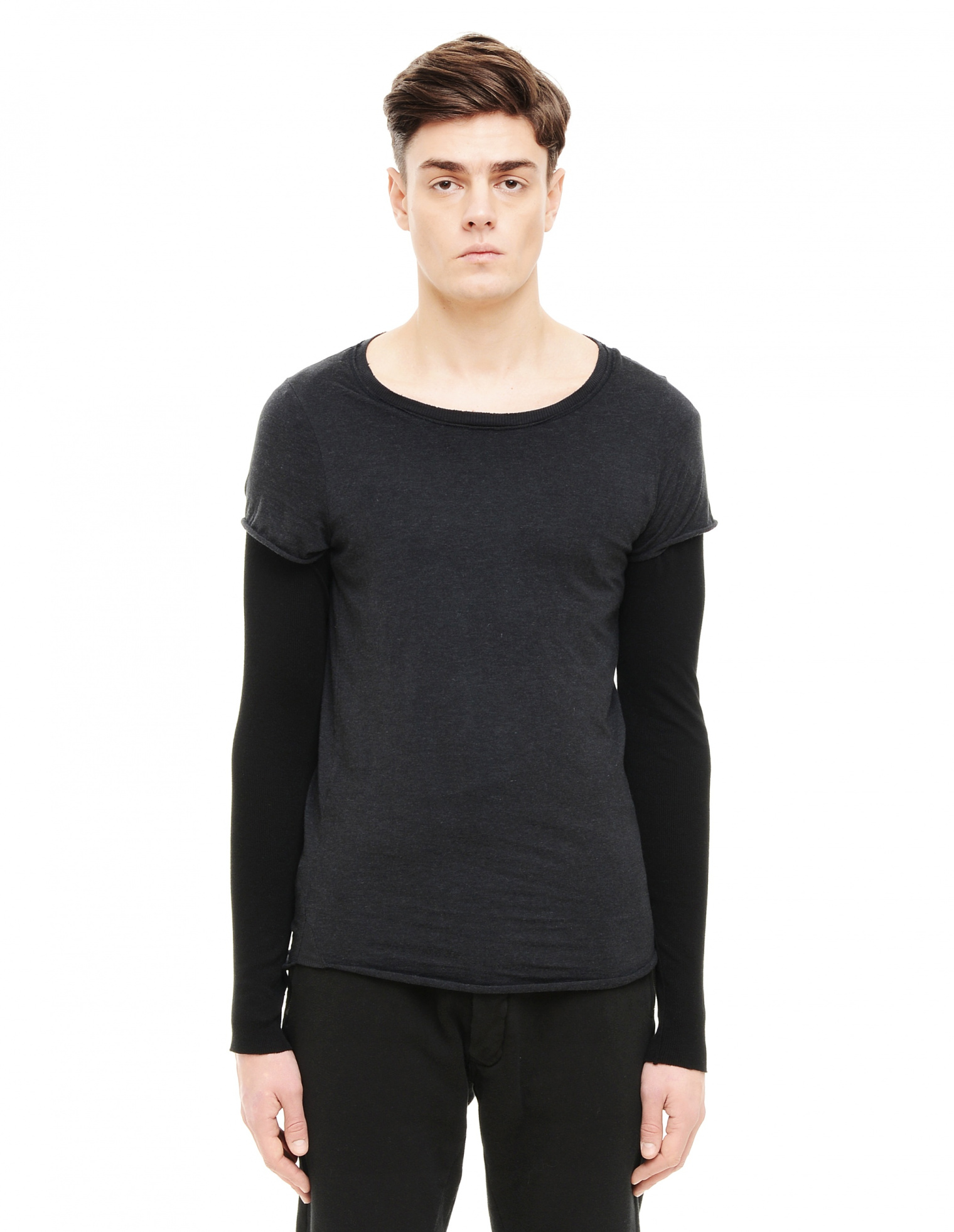 If Six Was Nine Cotton and angora long sleeve t-shirt