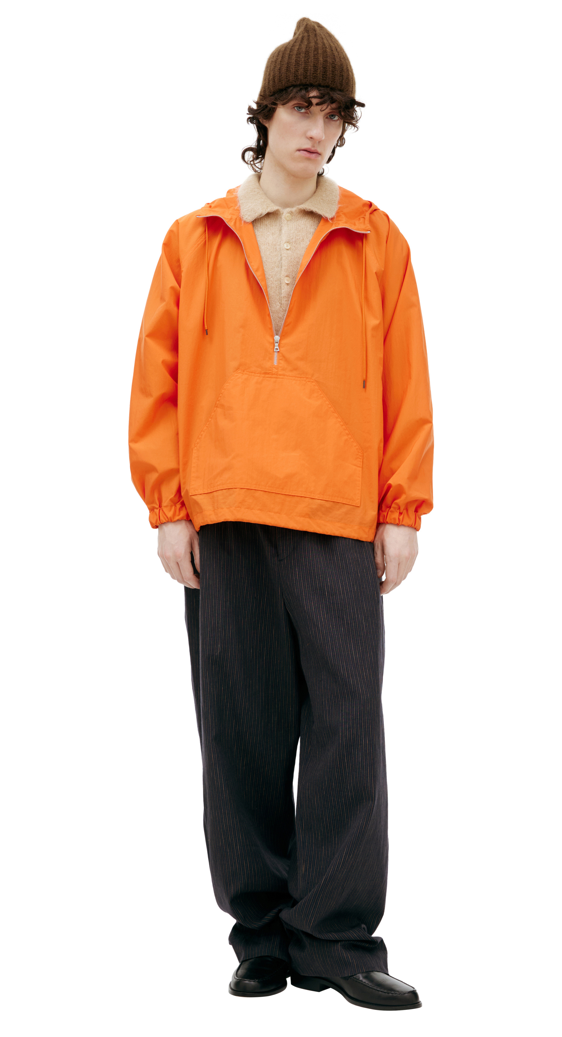 Auralee Orange anorak