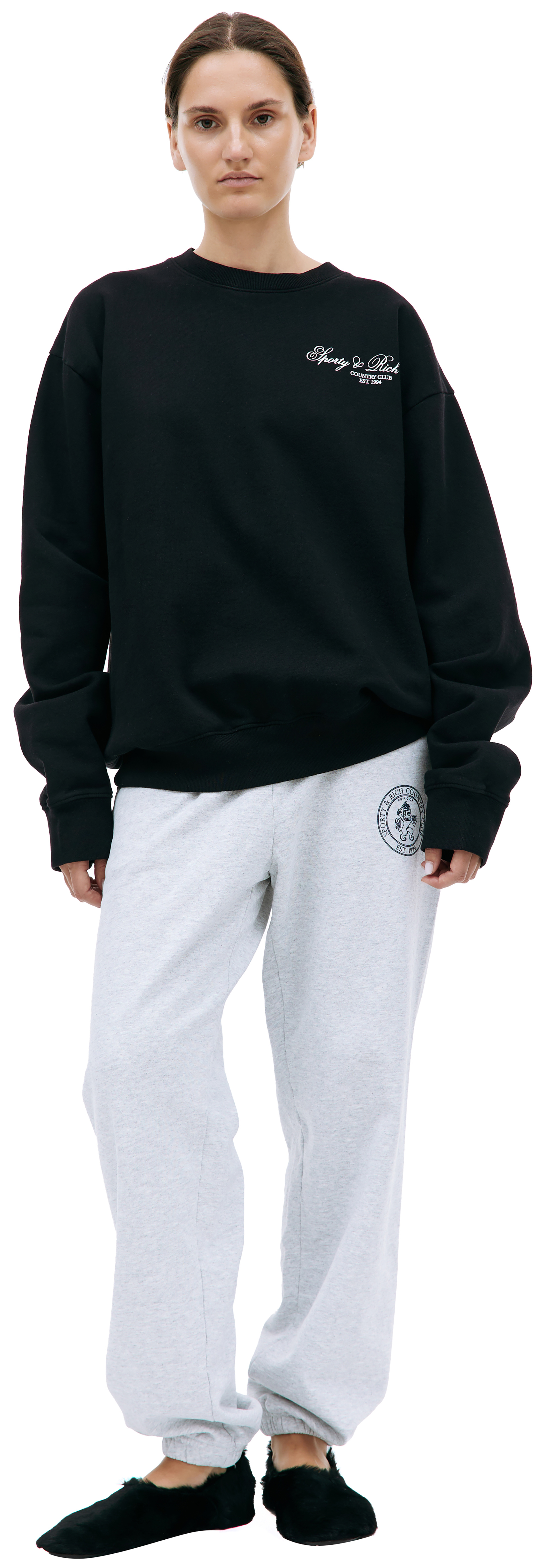 SPORTY & RICH \'Country Club\' printed sweatshirt