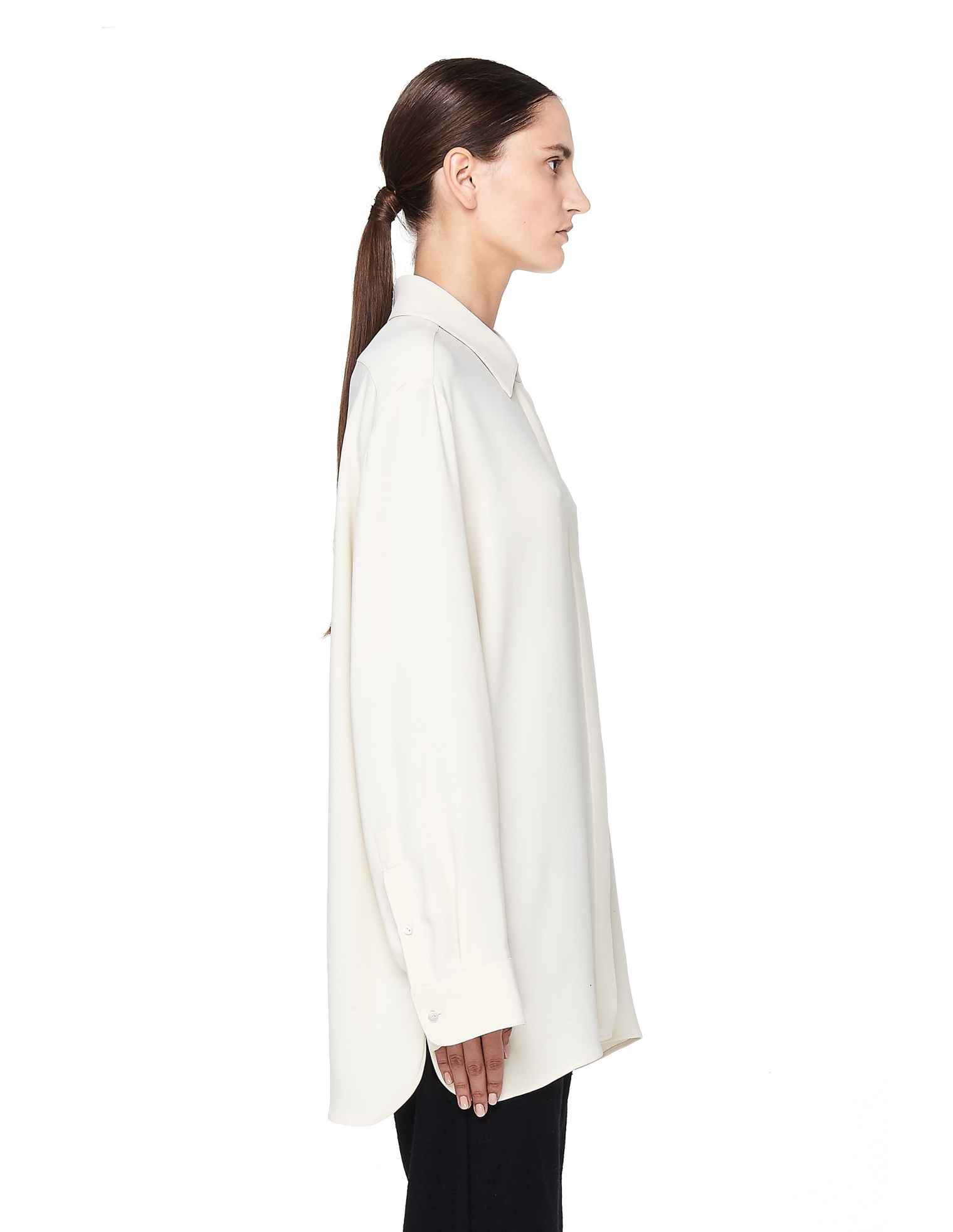 The Row Big Sisea Crêpe De Chine Shirt