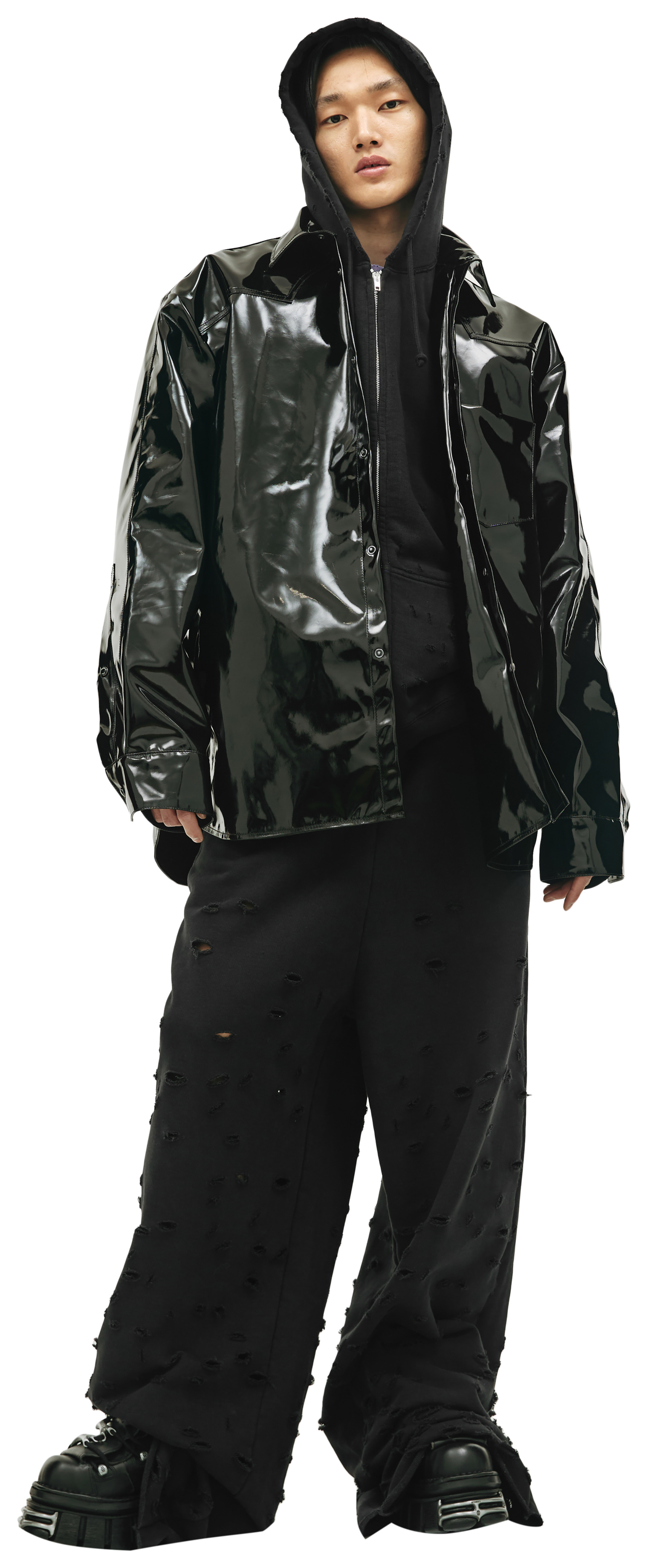 VETEMENTS Shiny rubber shirt