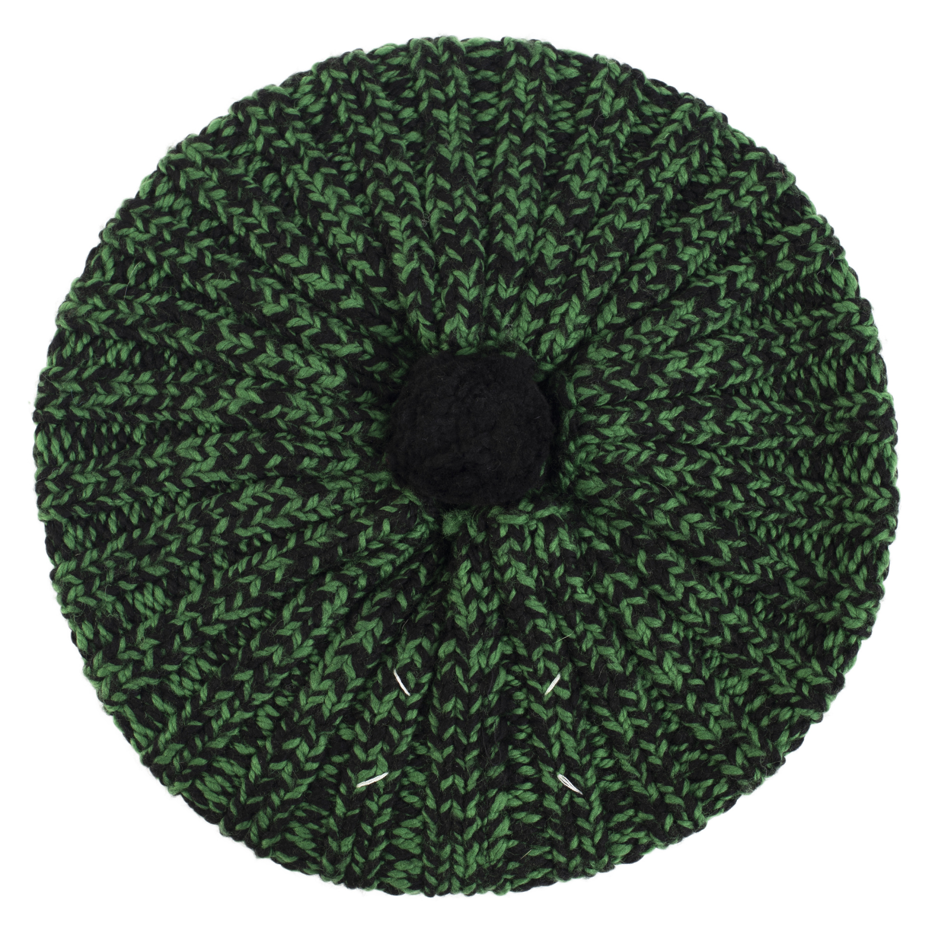 Maison Margiela Knitted pompom beret