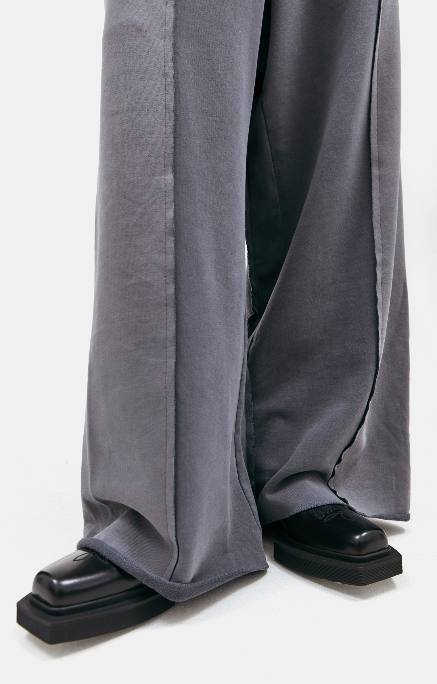 PROTOTYPES Wide leg cotton sweatpants