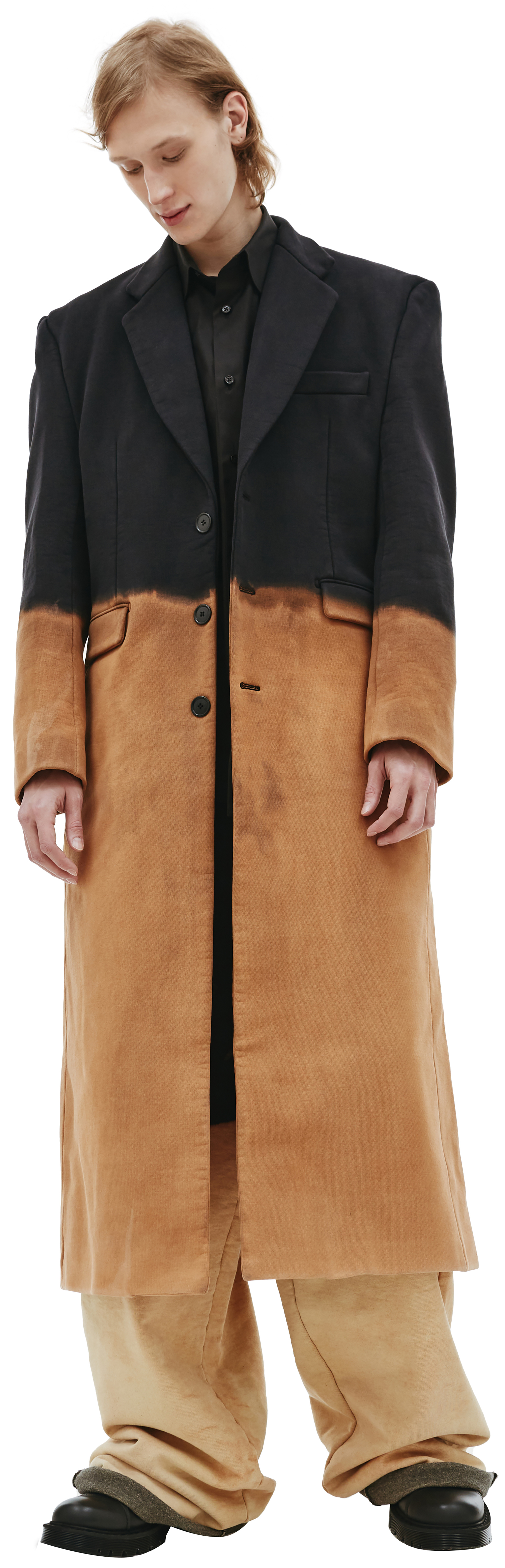 VETEMENTS Bleached long coat
