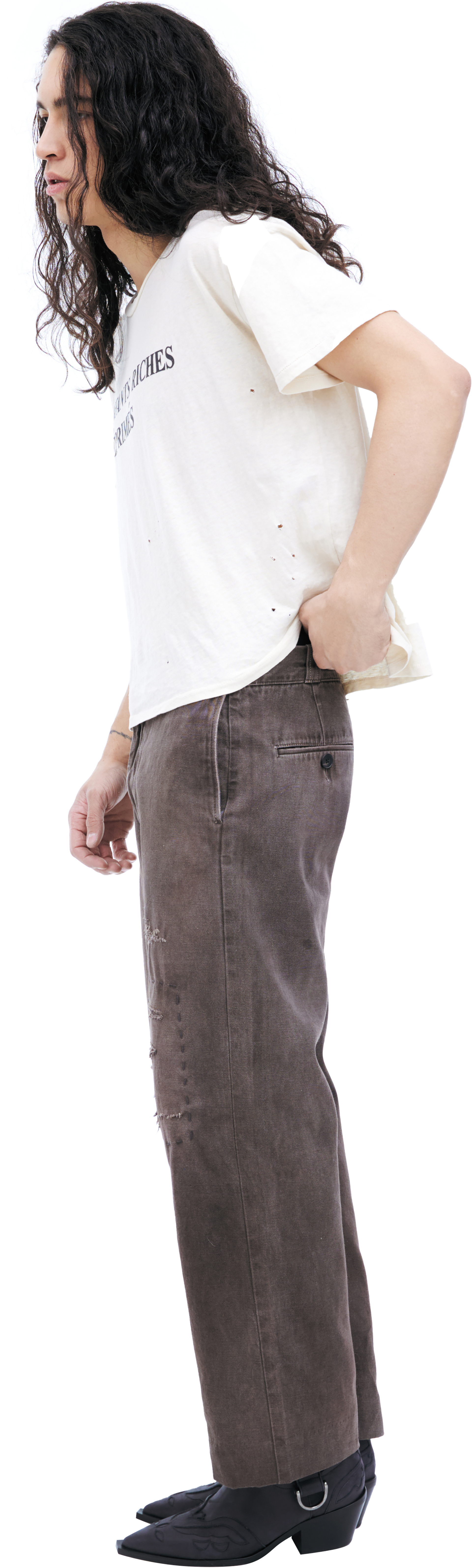 Enfants Riches Déprimés Cotton & Linen Trousers