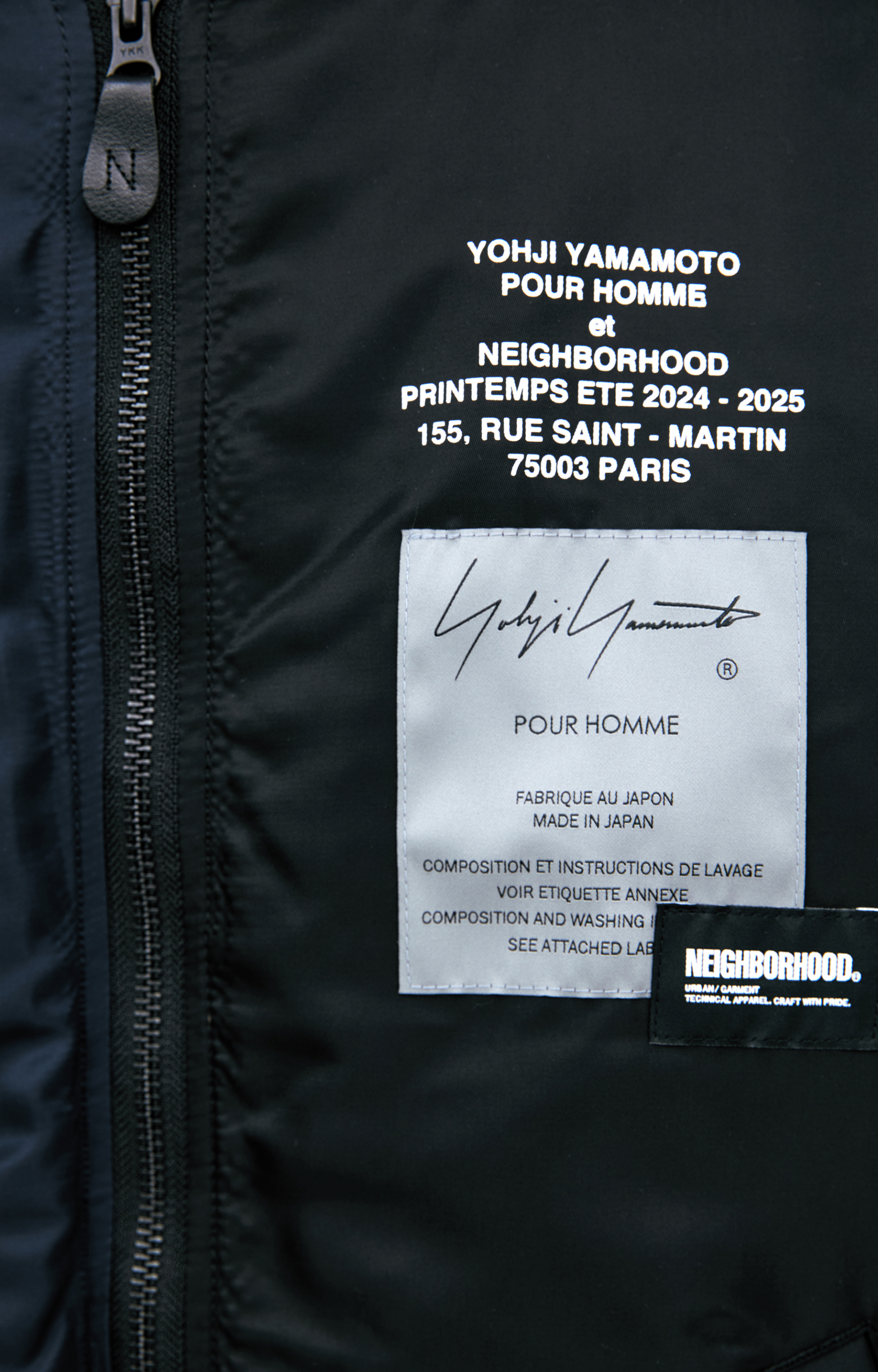 Yohji Yamamoto x Neighborhood Bomber Jacket