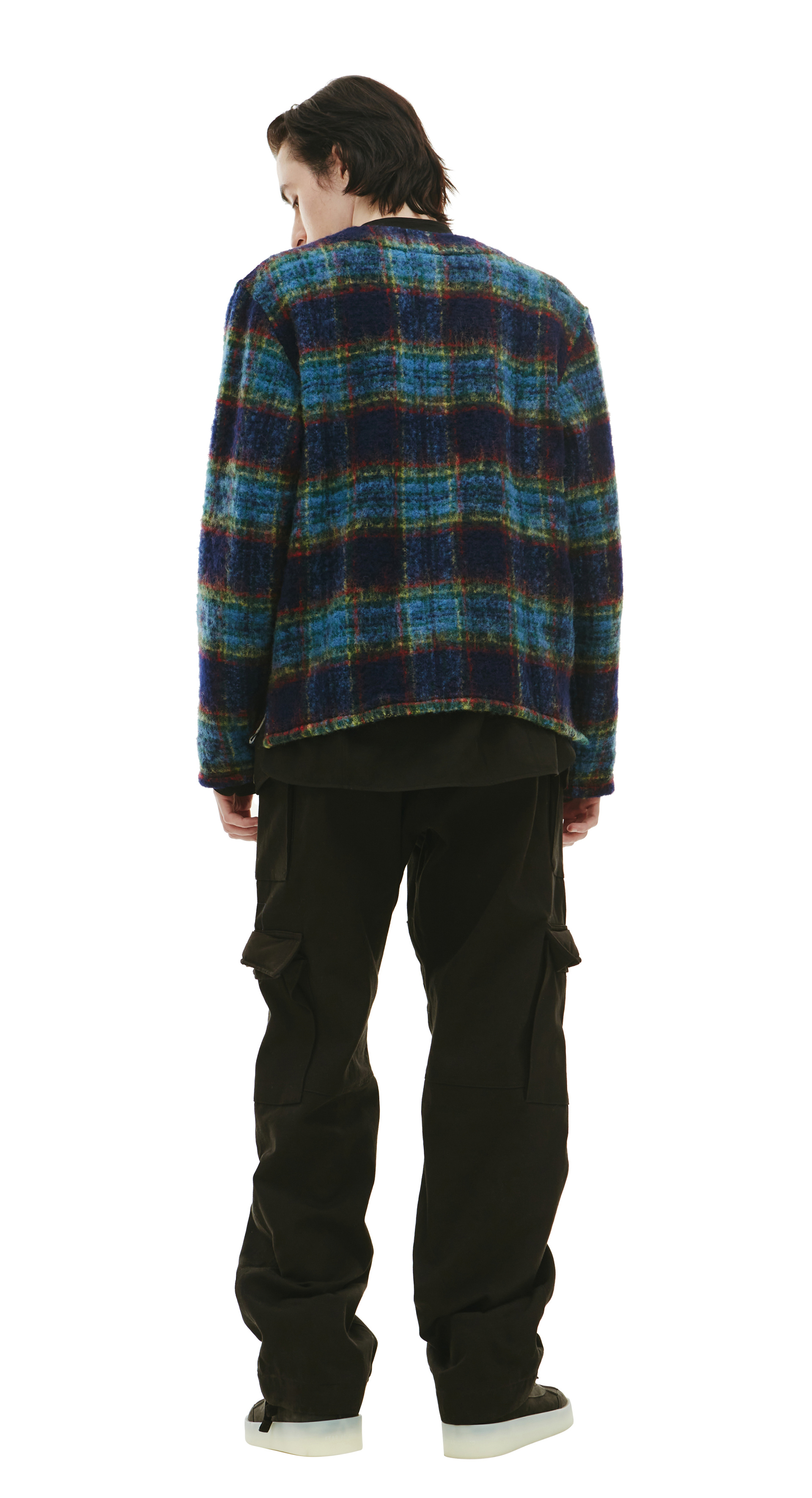 BTFL Wool check cardigan