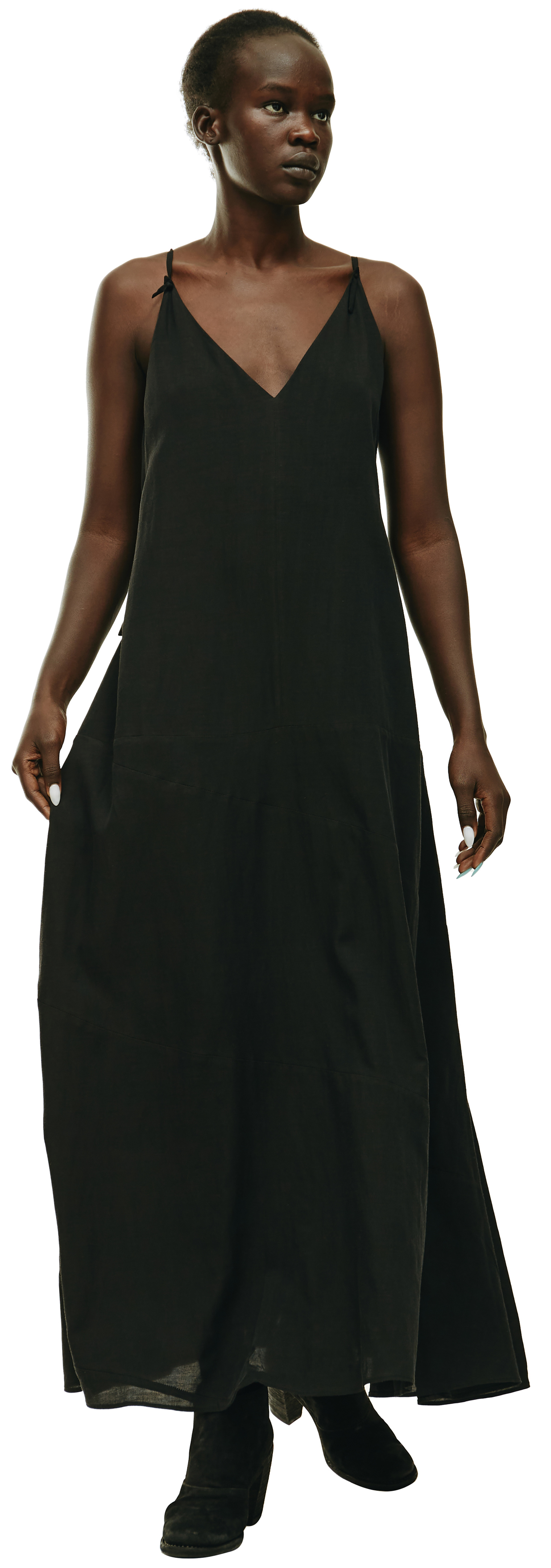 Ziggy Chen V-neck long dress