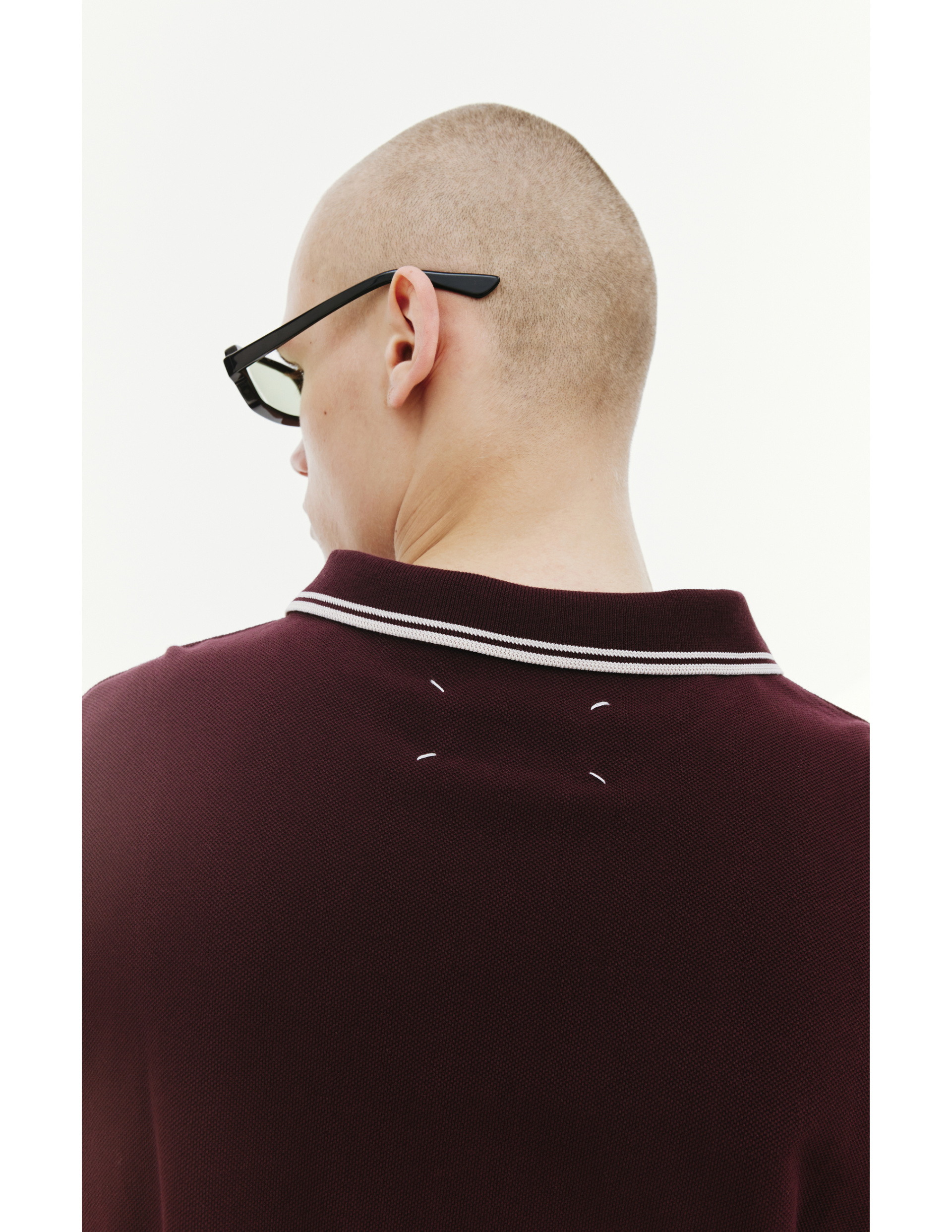 Maison Margiela Embroidered logo polo