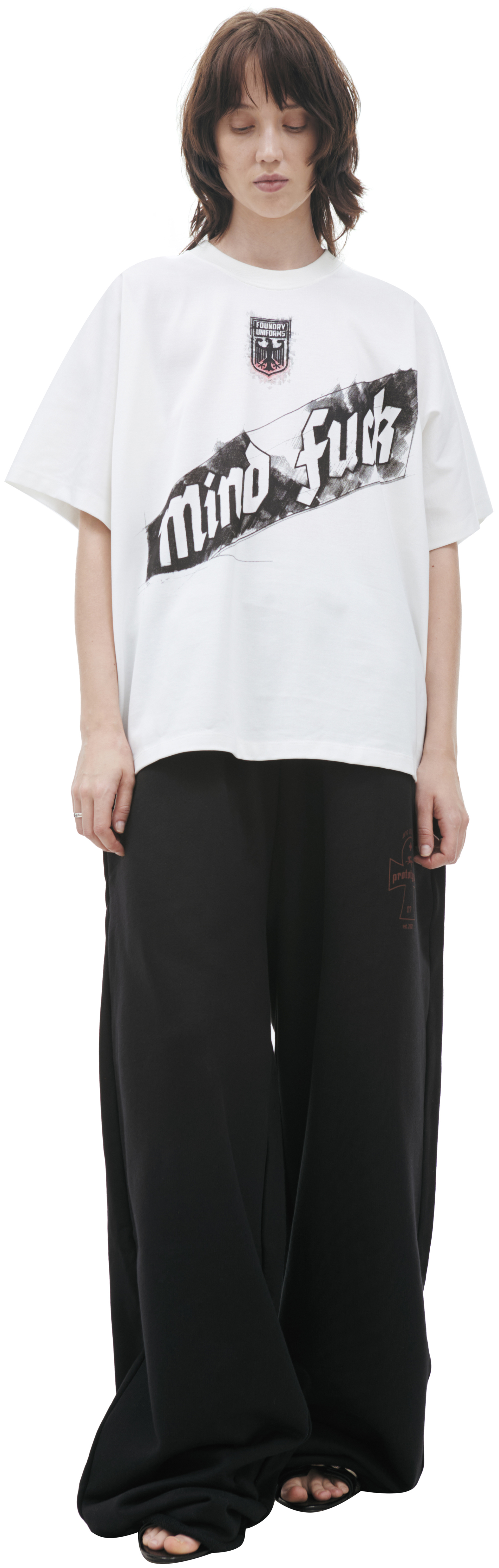 PROTOTYPES White T-shirt with a print