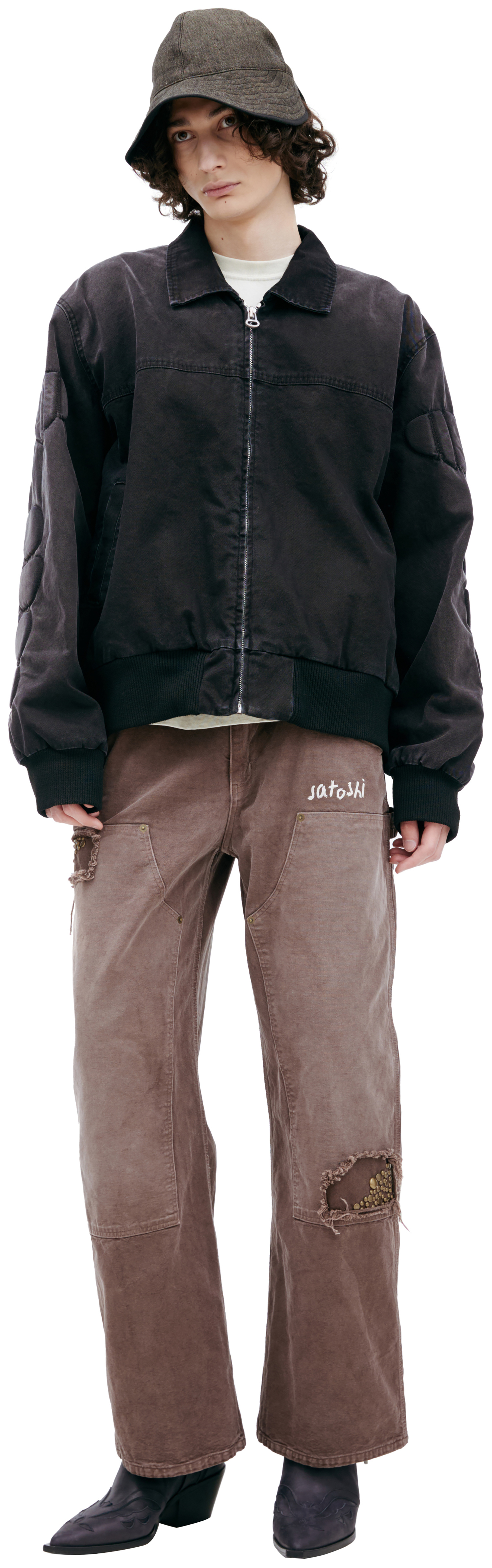 Satoshi Nakamoto Black zip up jacket