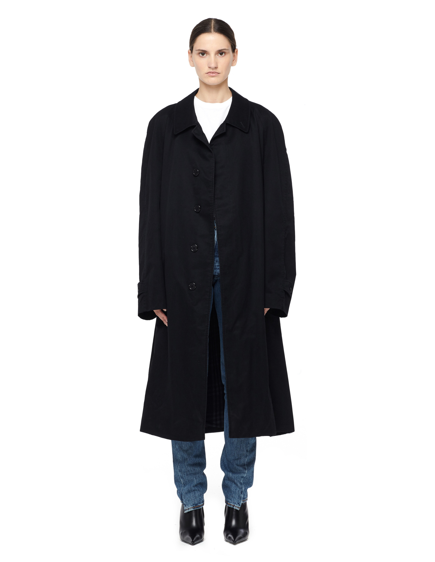 Blackyoto Винтажный тренч Burberry