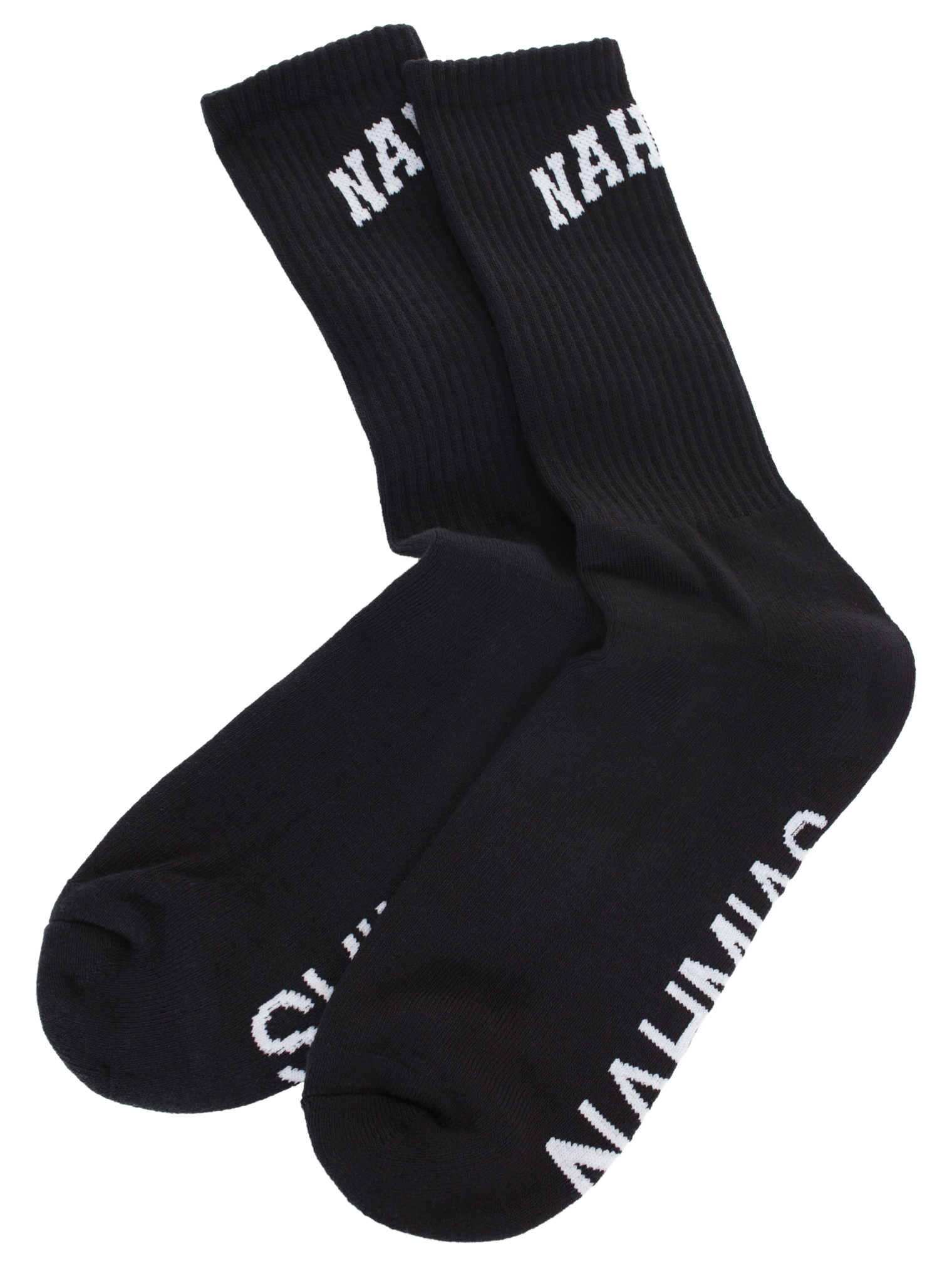 Nahmias Black logo socks