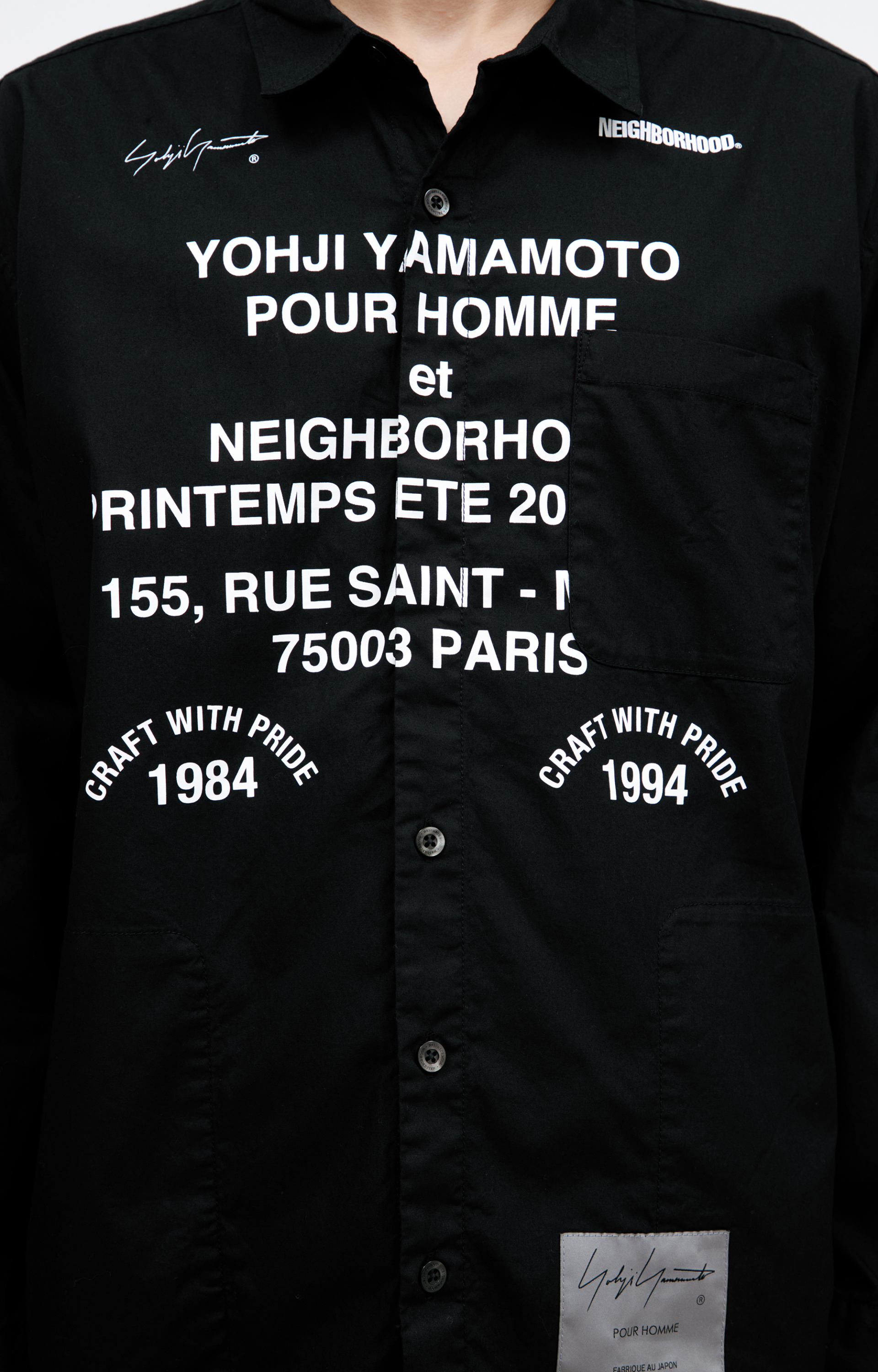 Yohji Yamamoto x Neighborhood Shirt