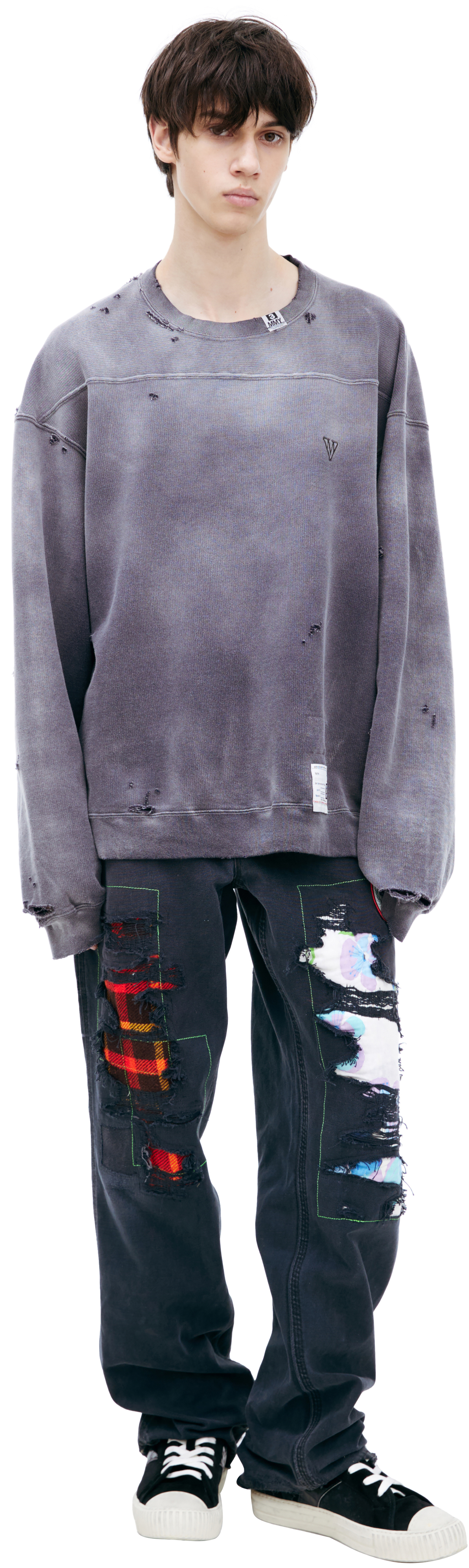 Maison Mihara Yasuhiro Sweatshirt with scuff effect