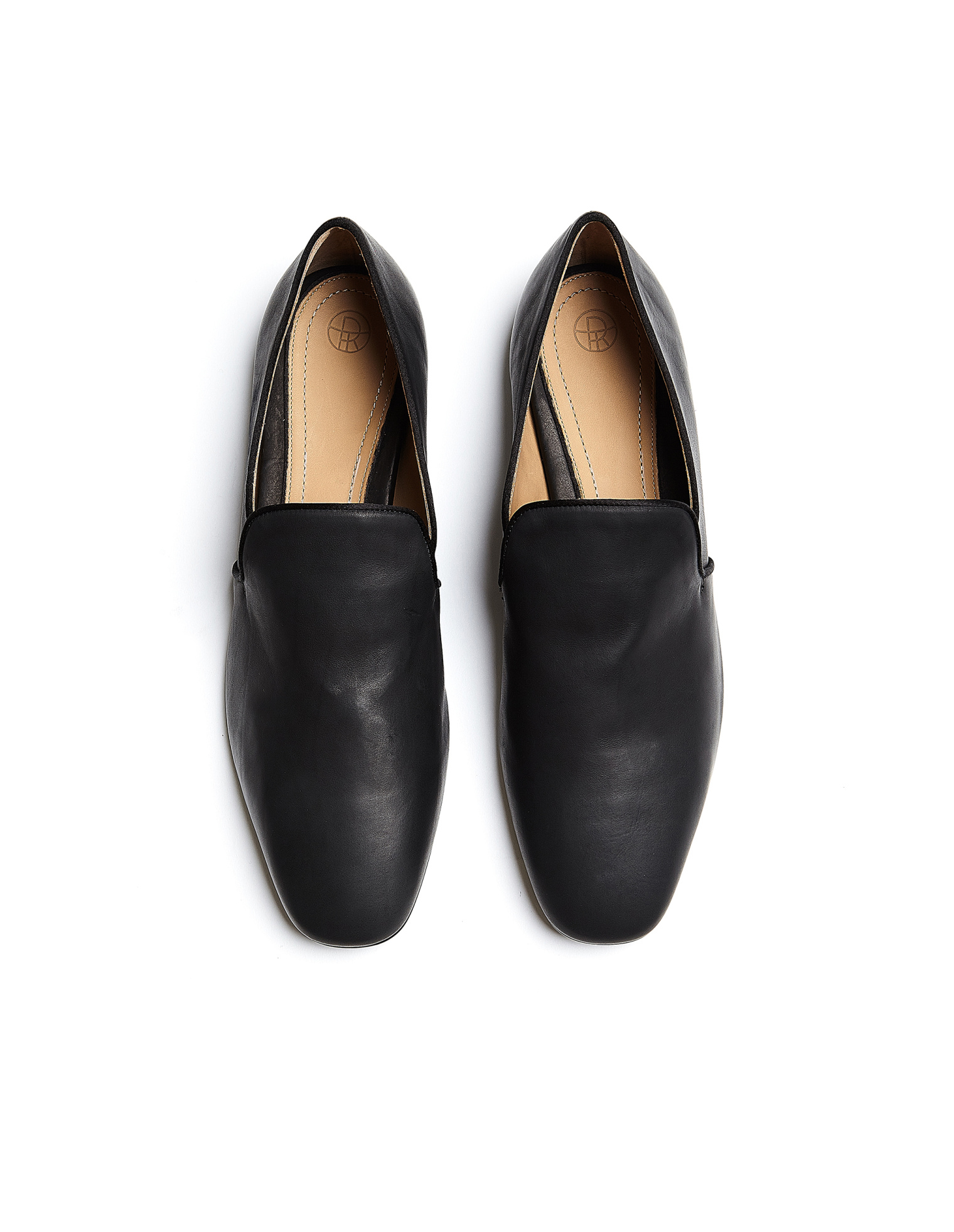 The Row Alys Leather Loafer Shoes