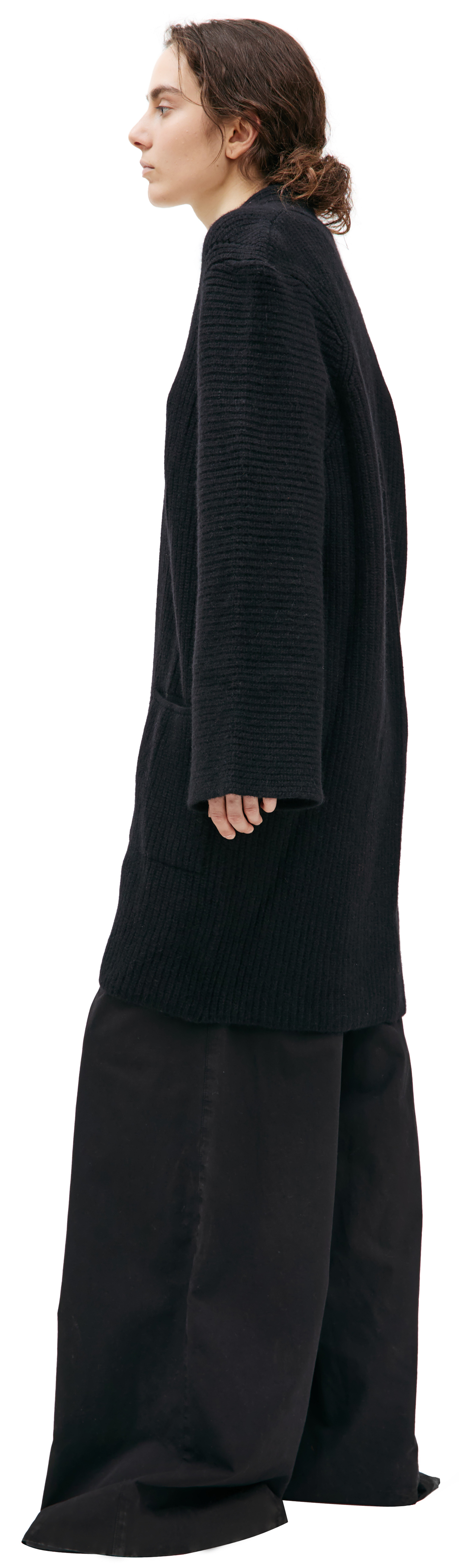 Haider Ackermann Wool Mix Black Cardigan