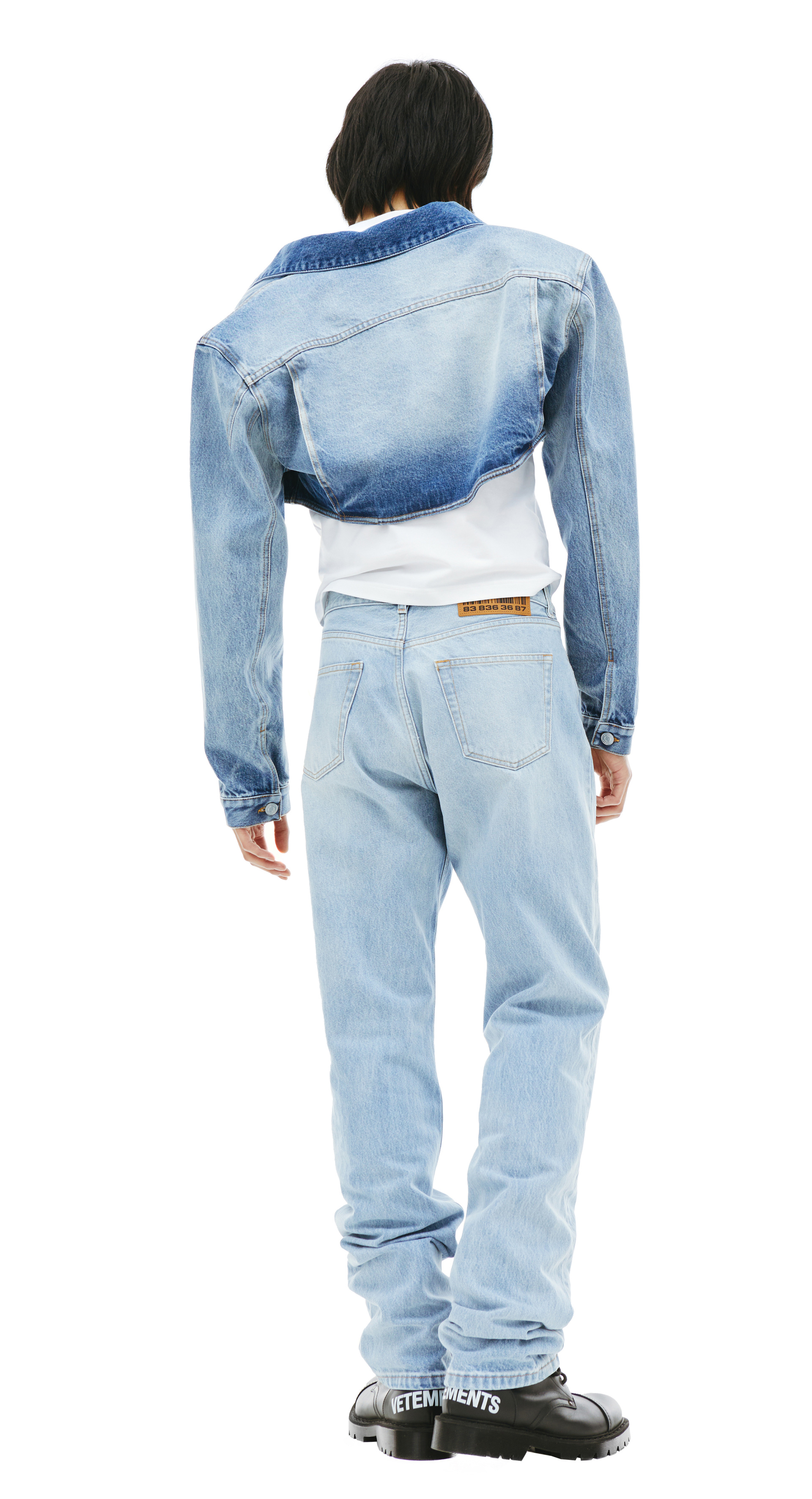 VTMNTS Сropped denim jacket