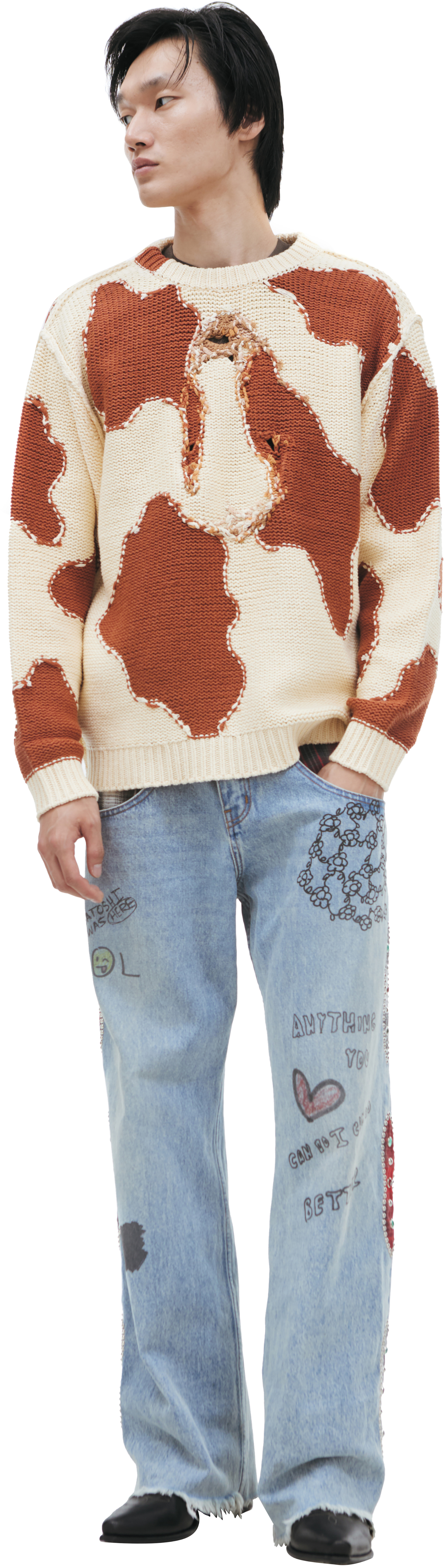 Doublet Knitted cotton sweater