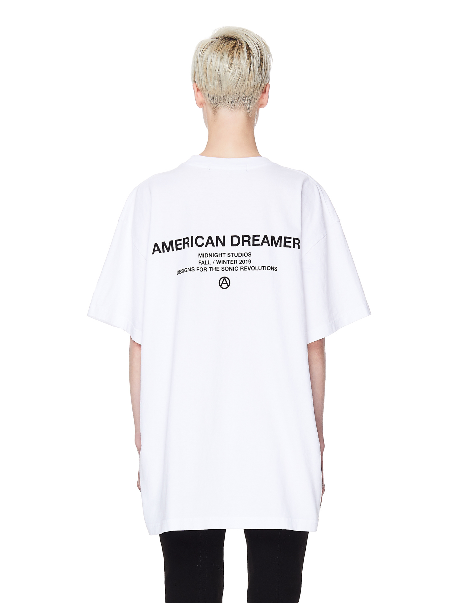 Midnight Studios Piss Off Printed White T-shirt