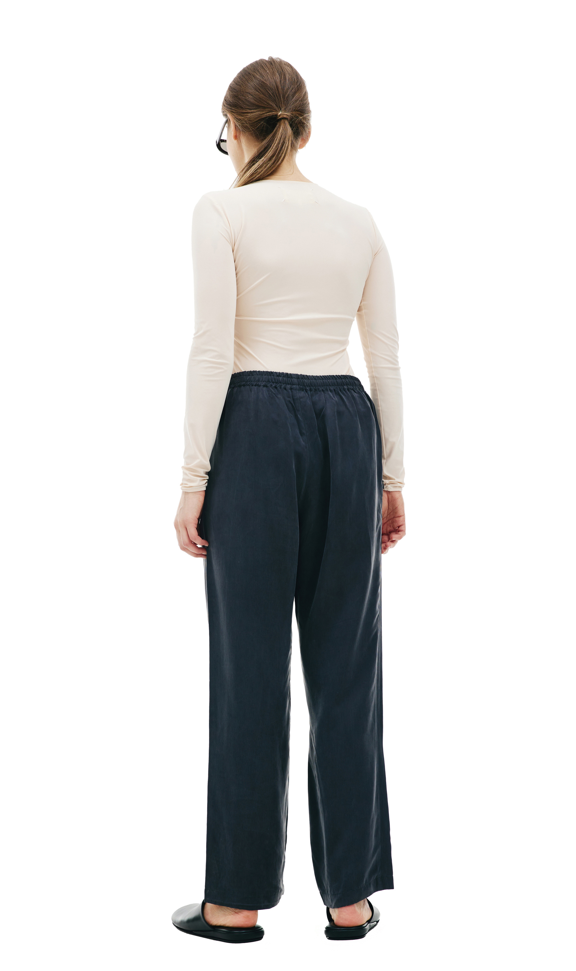 KIMMY Dark grey straight trousers