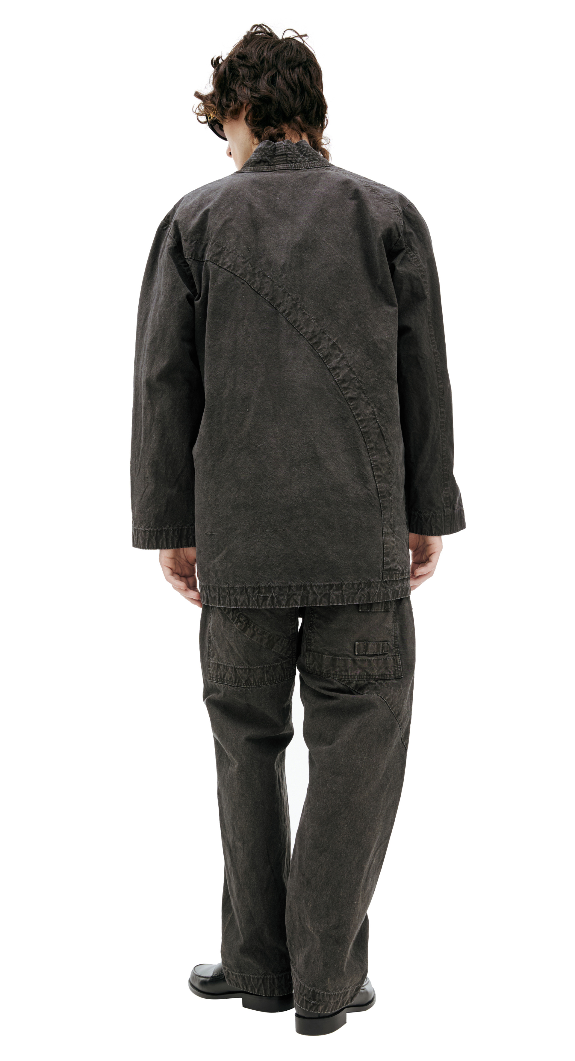 PLANIMETRY Kimono with patch pockets