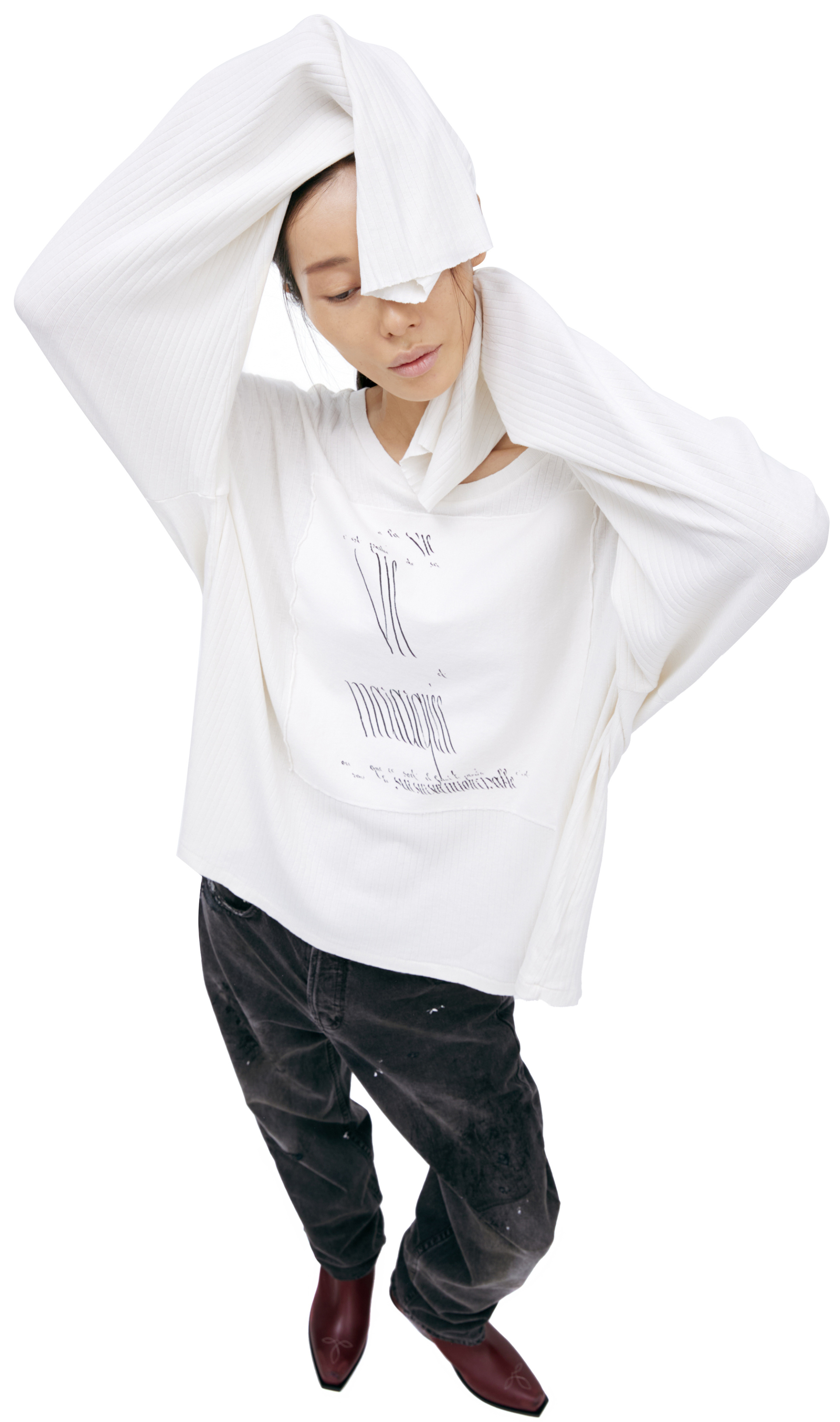 Enfants Riches Déprimés White patch longsleeve