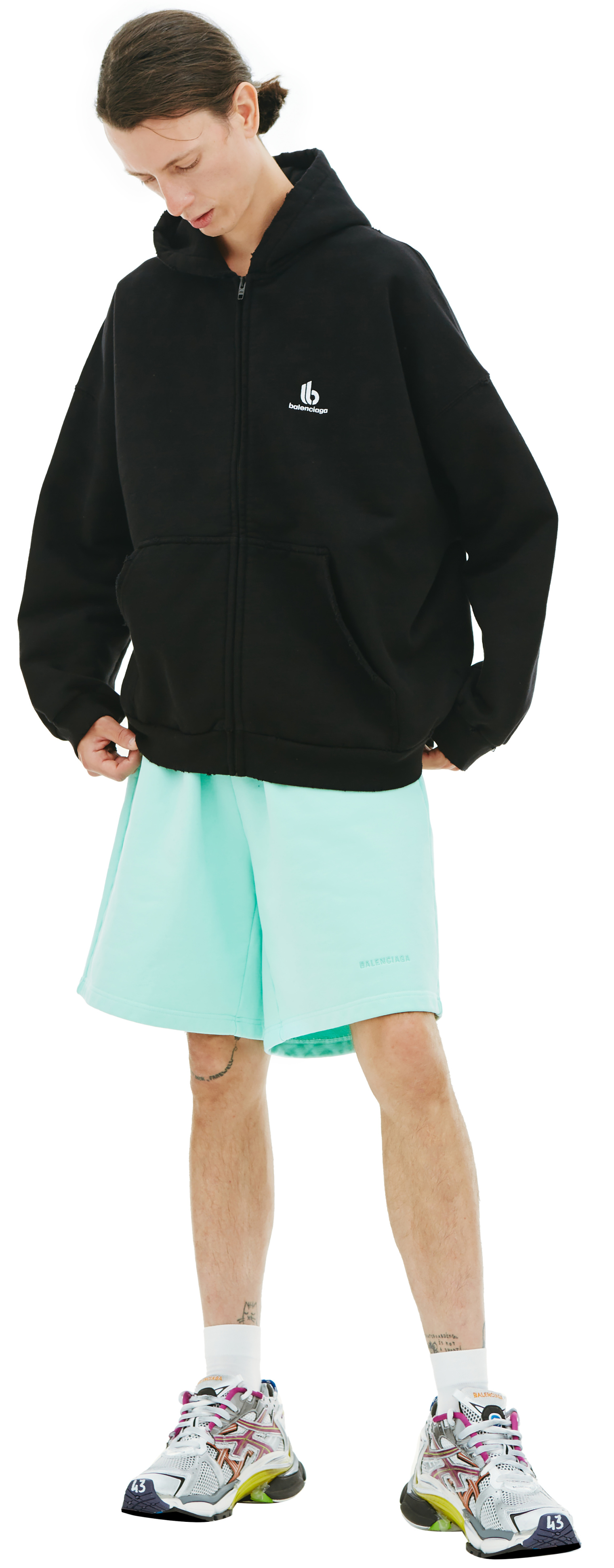Balenciaga Cotton zip hoodie