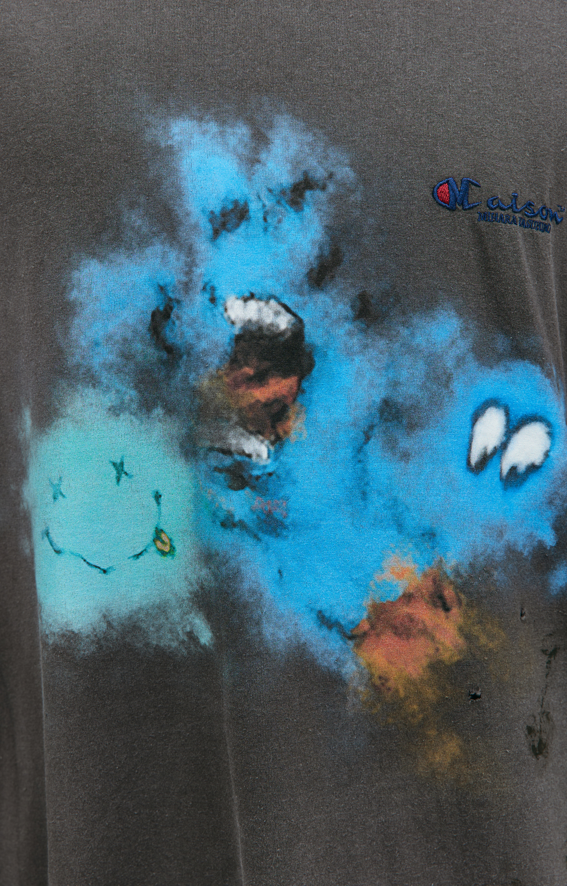 Maison Mihara Yasuhiro Cotton distressed longsleeve