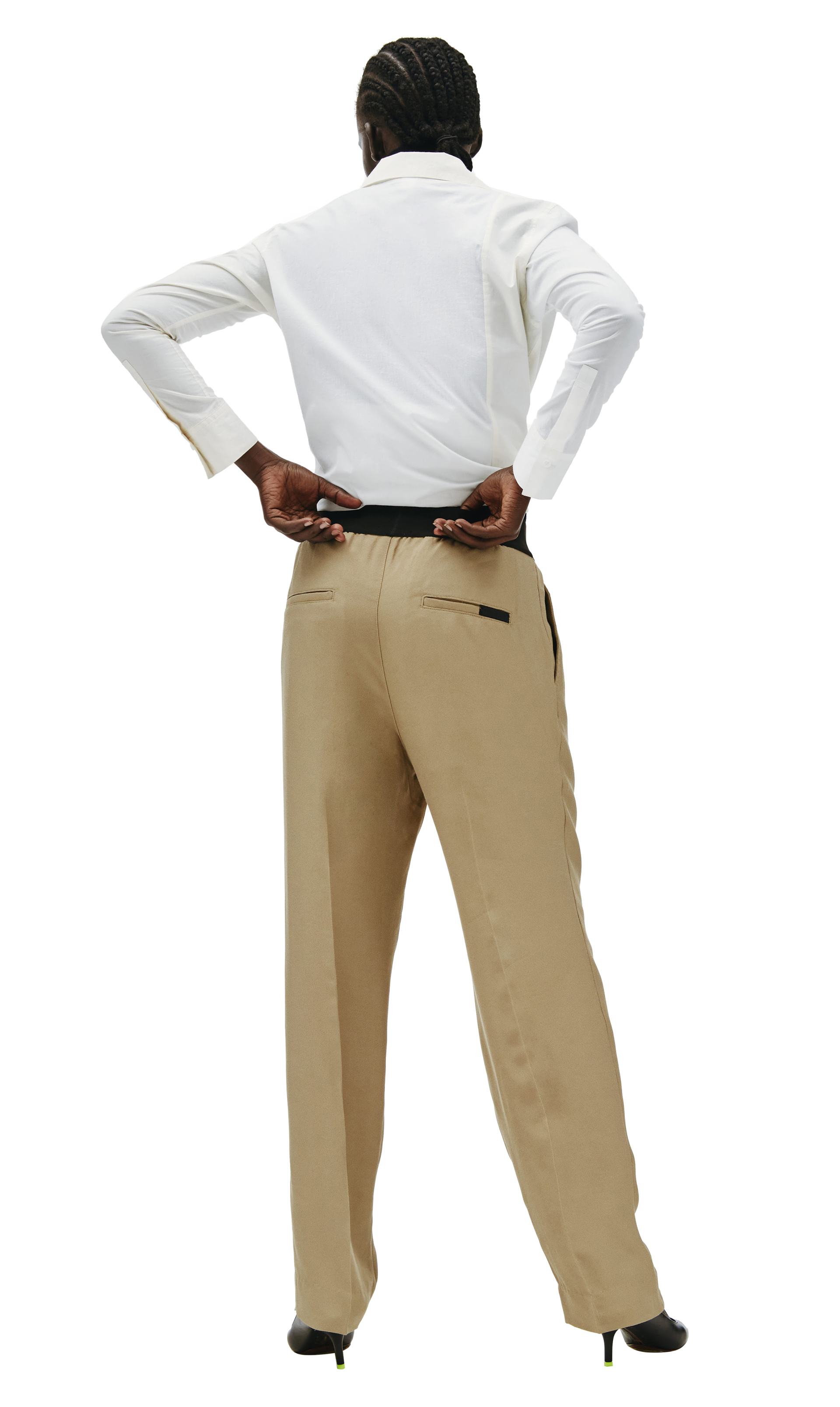 Fear of God Beige straight trousers