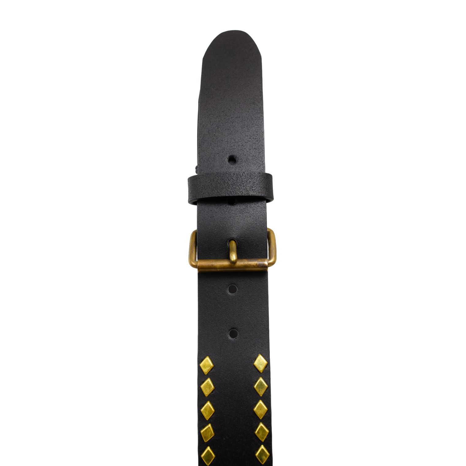 visvim Studs leather belt