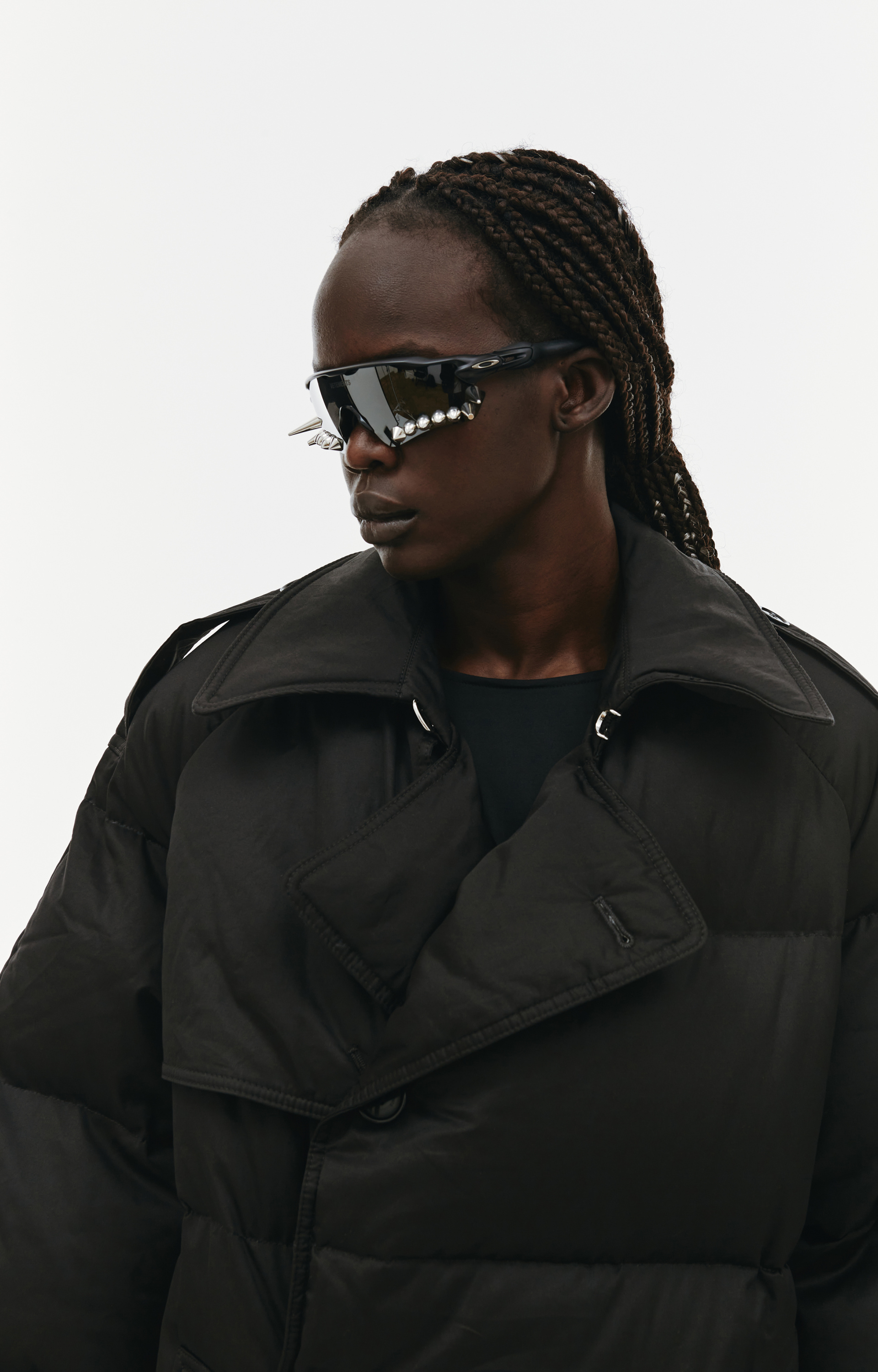 VETEMENTS Black down coat