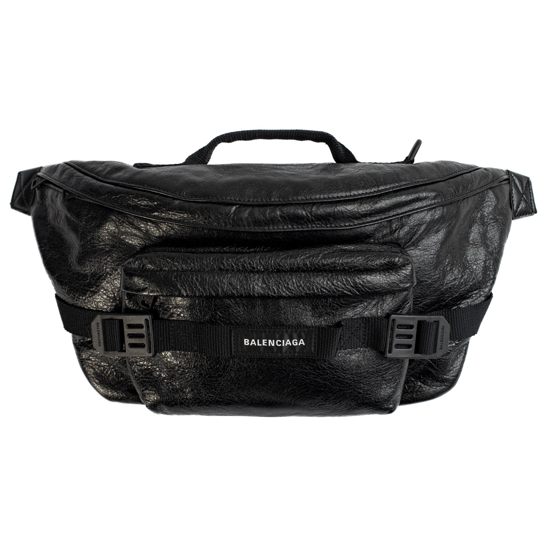 Balenciaga Army Large Beltbag in black