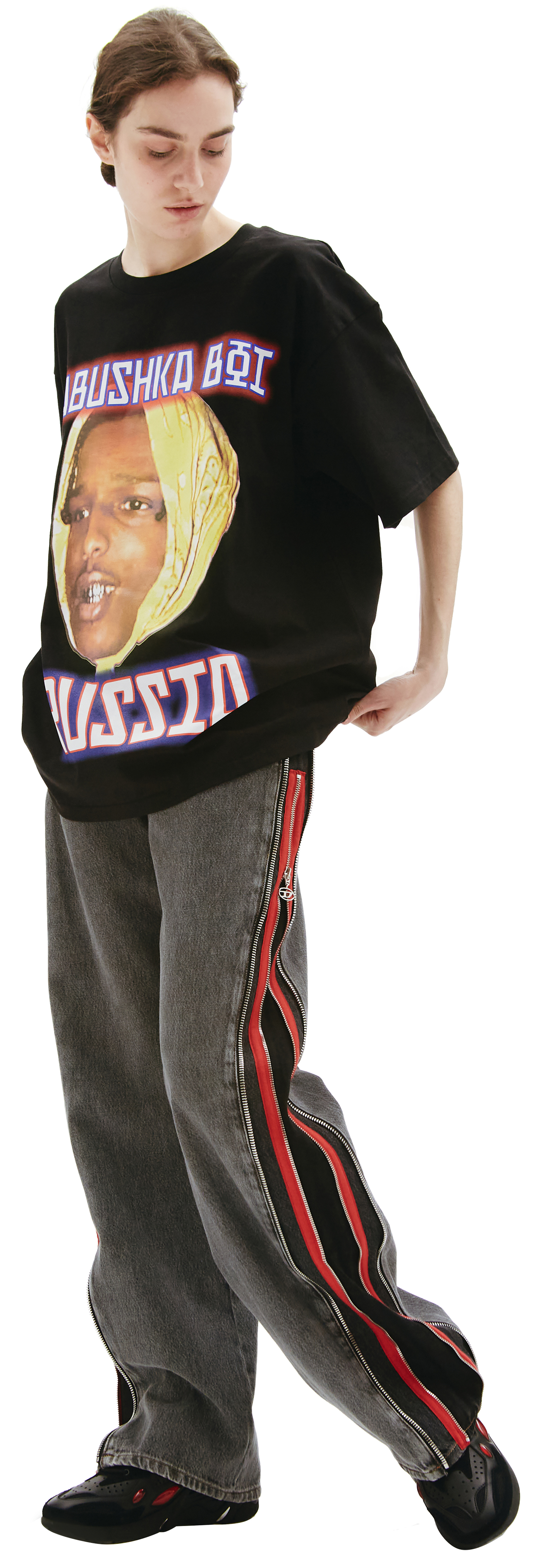 AWGE BABUSHKA BOI black T-Shirt