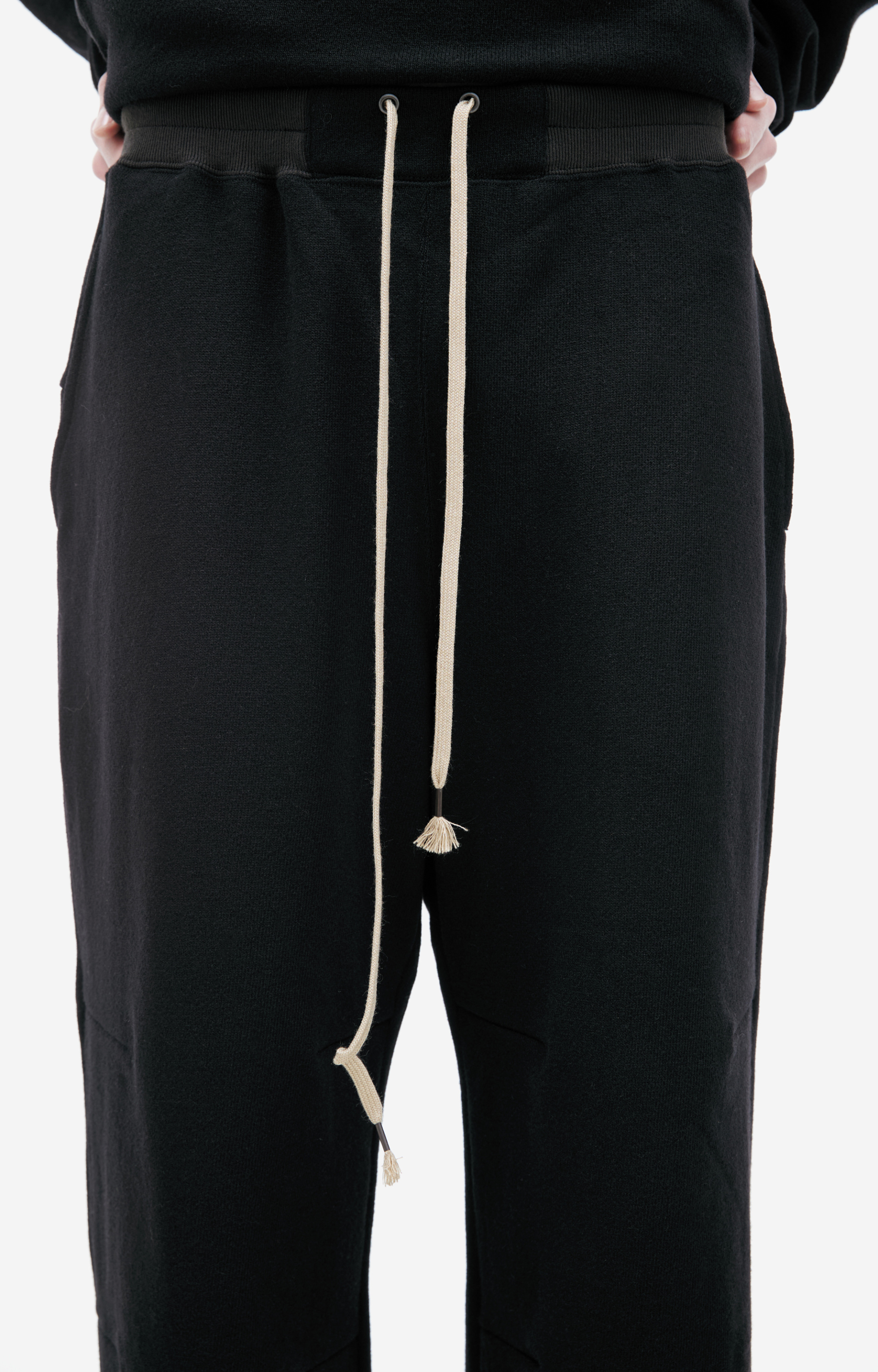 The Viridi-Anne Black wool trousers